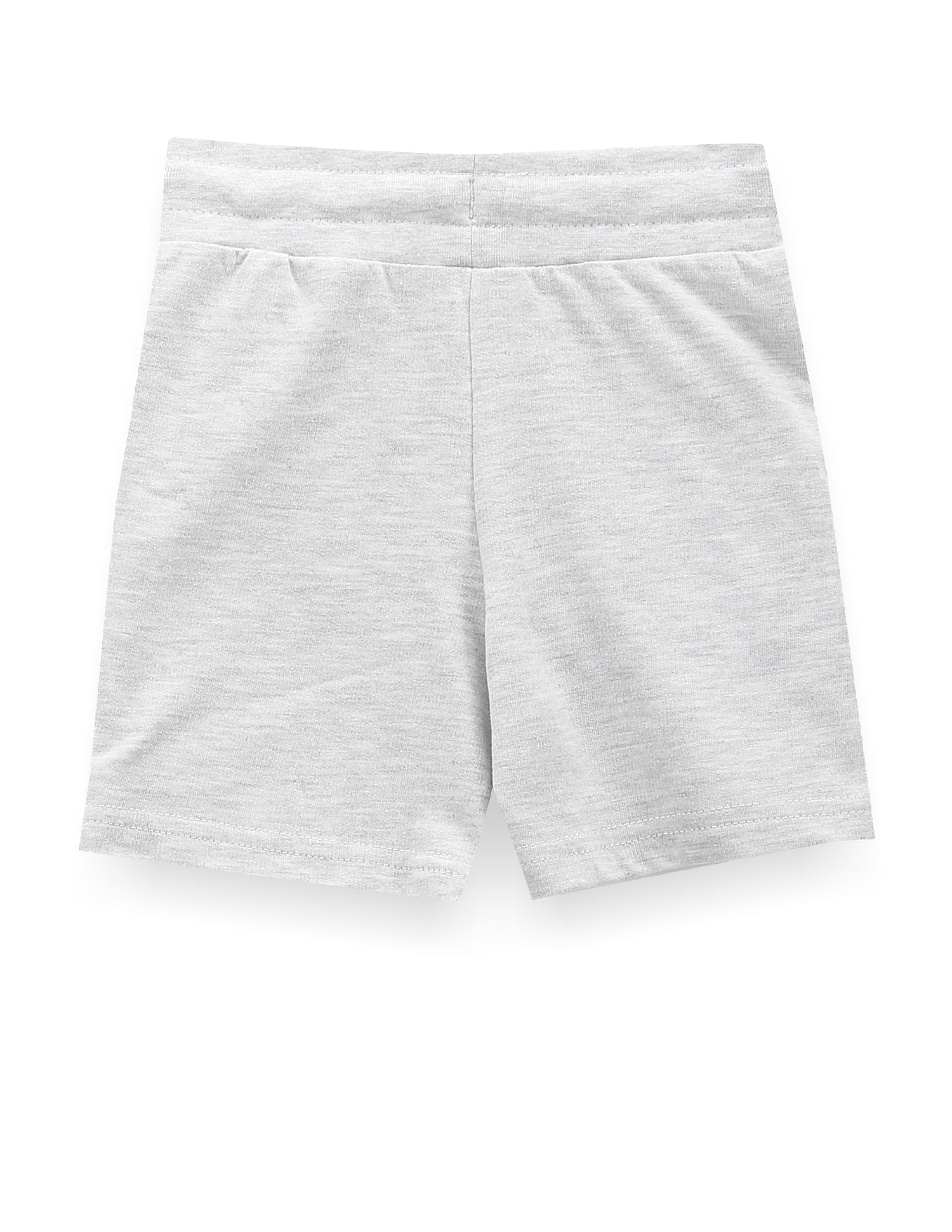 Boys Stretch Cotton Knit Shorts Light Grey - U.S. Polo Assn. India | Large