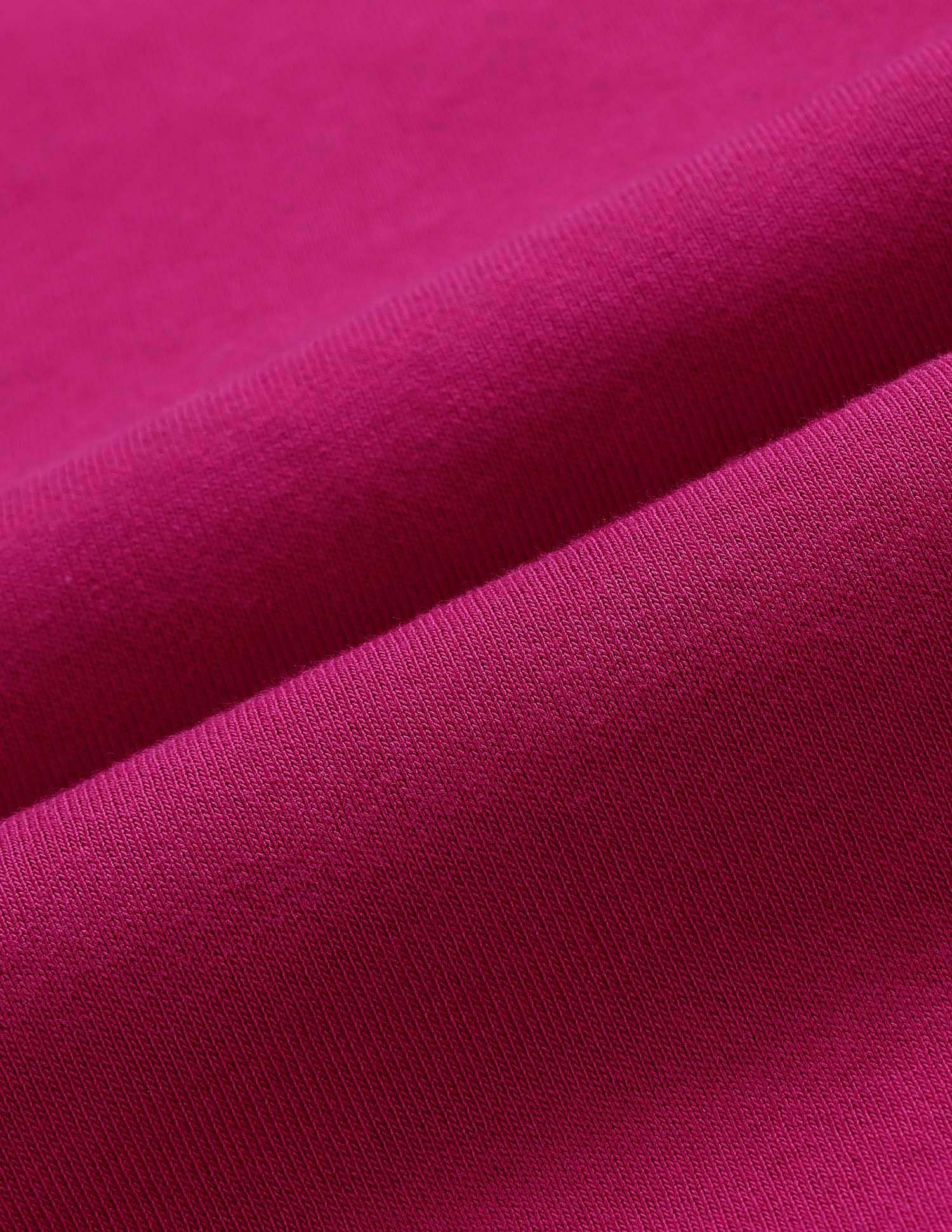 Brand Printed Drop Shoulder Sweatshirt Fuchsia - U.S. POLO ASSN. | Large