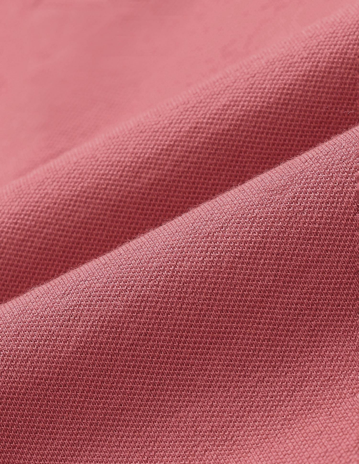 Contrast Piping Cotton Polo Shirt Coral - U.S. POLO ASSN. | Large