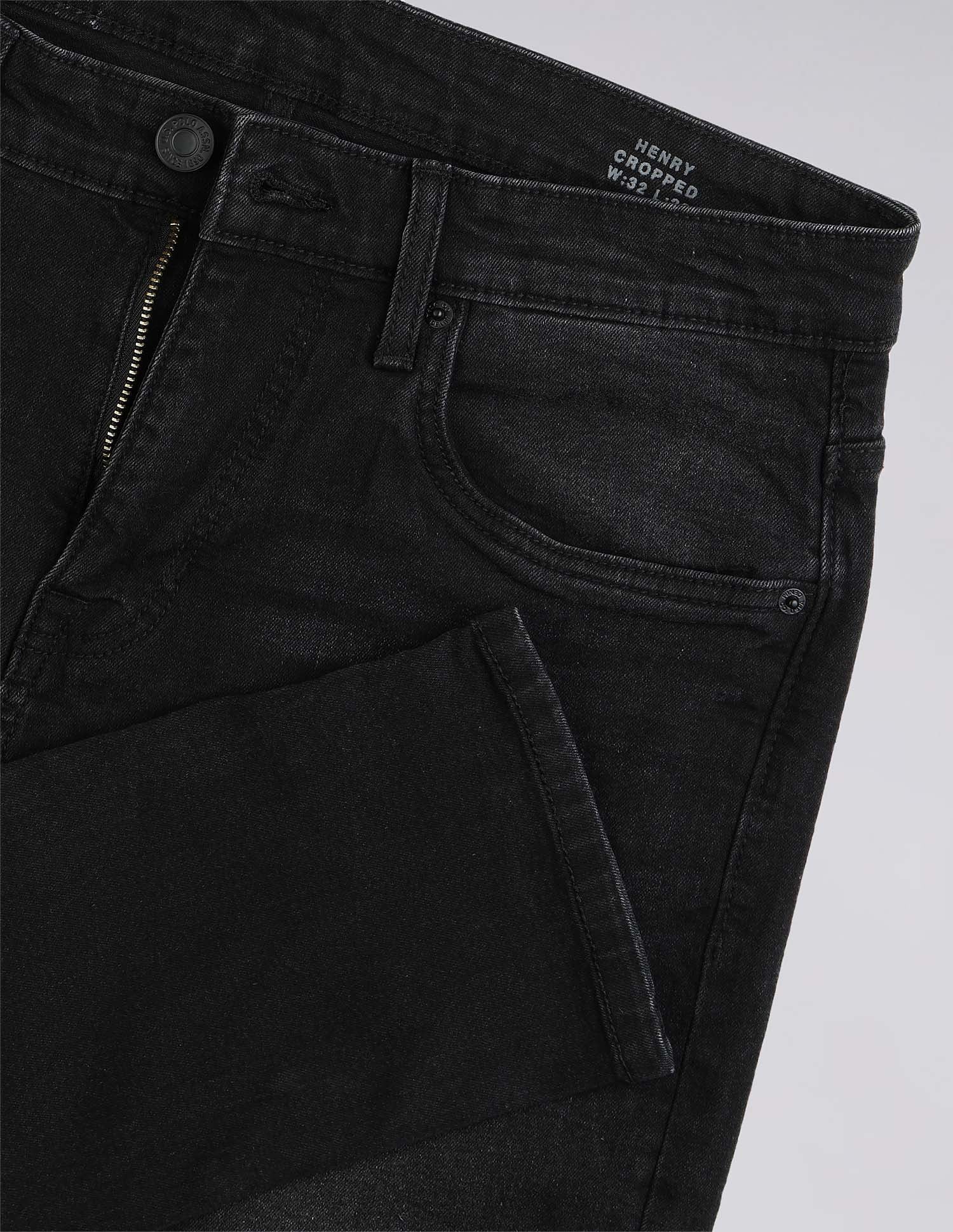 Henry Tapered Fit Black Jeans Black - U.S. Polo Assn. India | Large