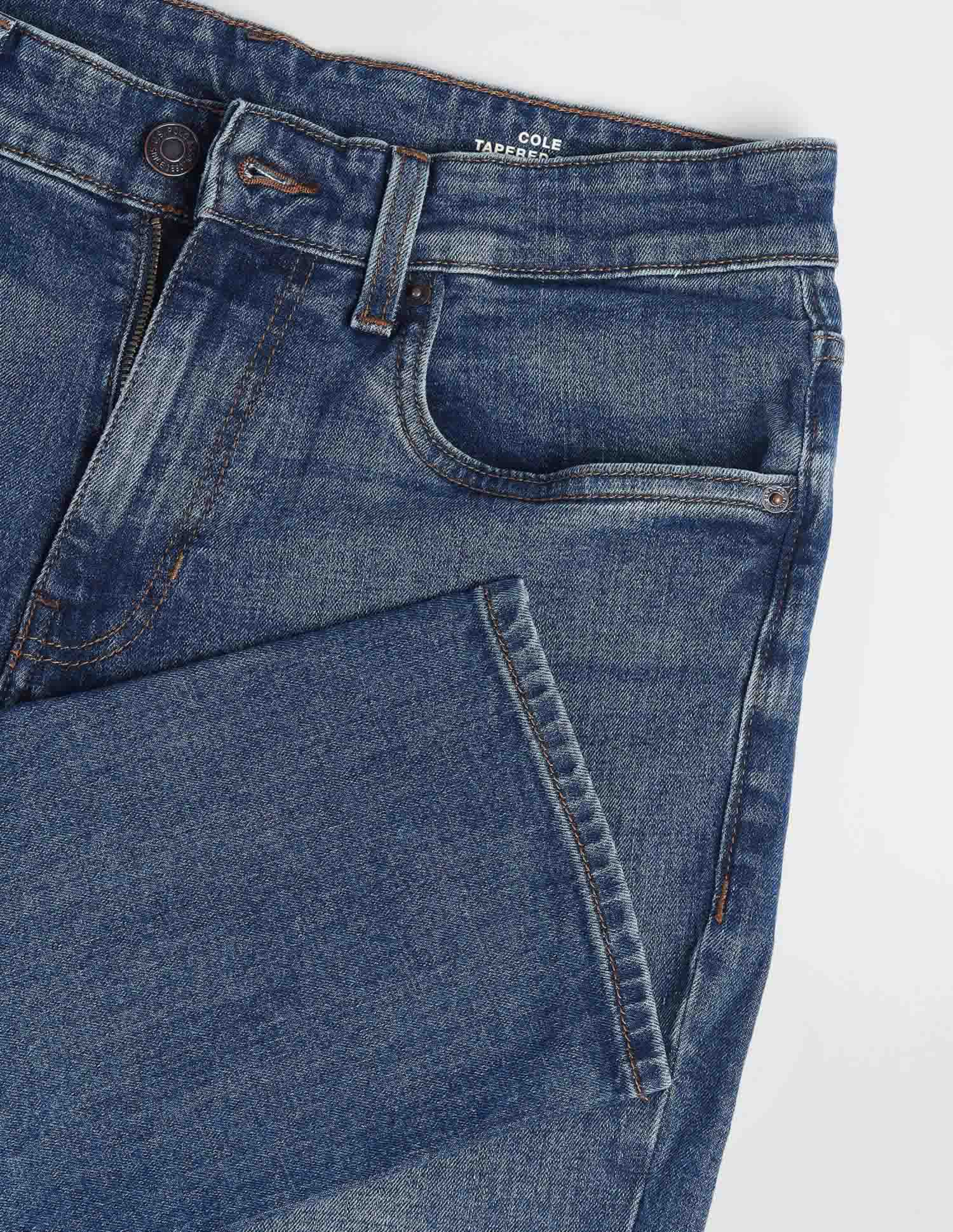 Cole Comfort Cropped Blue Jeans Dark Wash - U.S. Polo Assn. India | Large