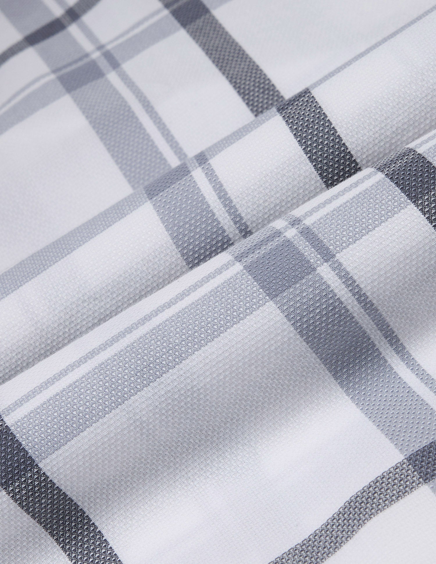 Grid Tattersall Checked Tailored Fit Shirt Grey - U.S. Polo Assn. India | Large