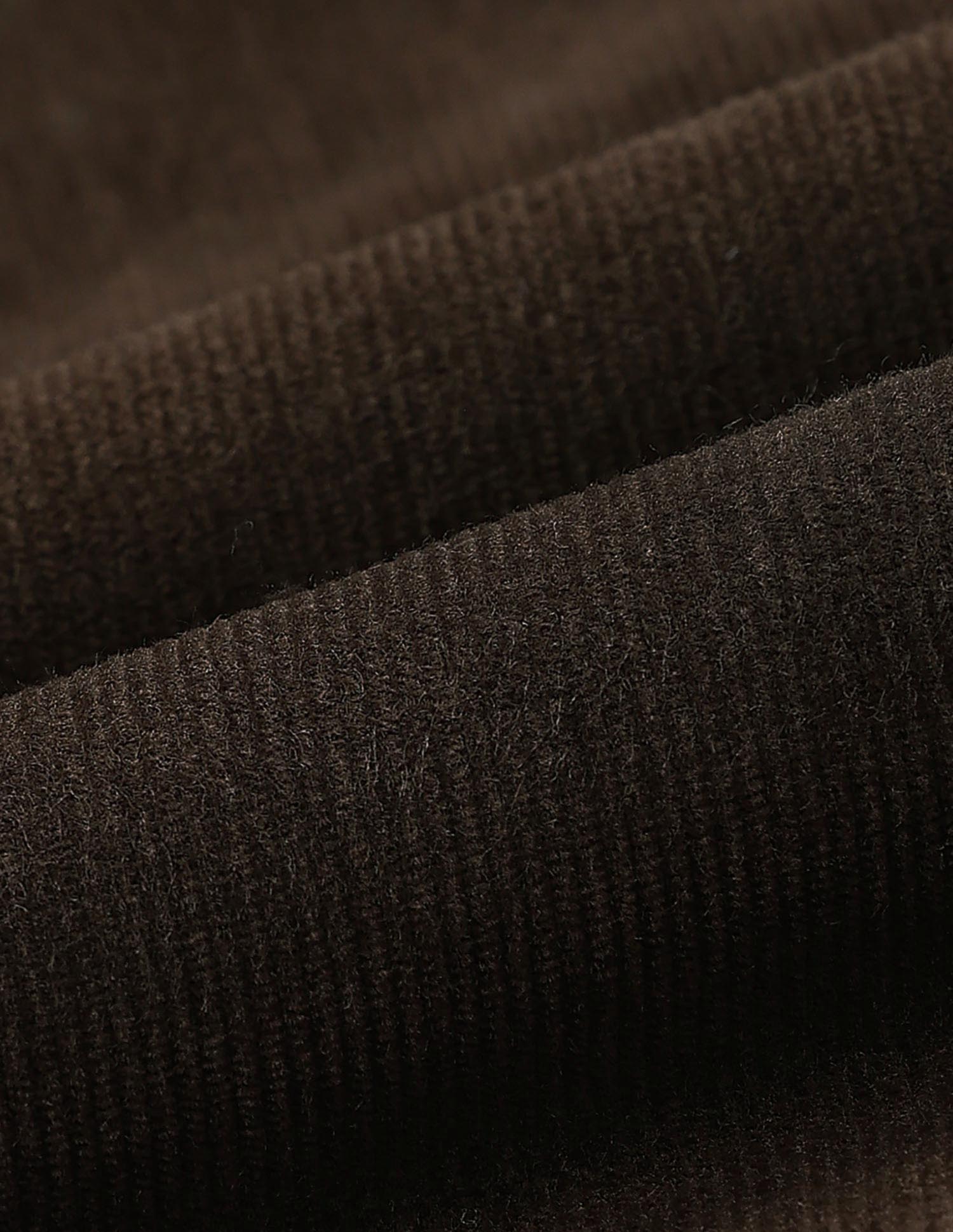Corduroy Regular Fit Shacket Dark Brown - U.S. Polo Assn. India | Large