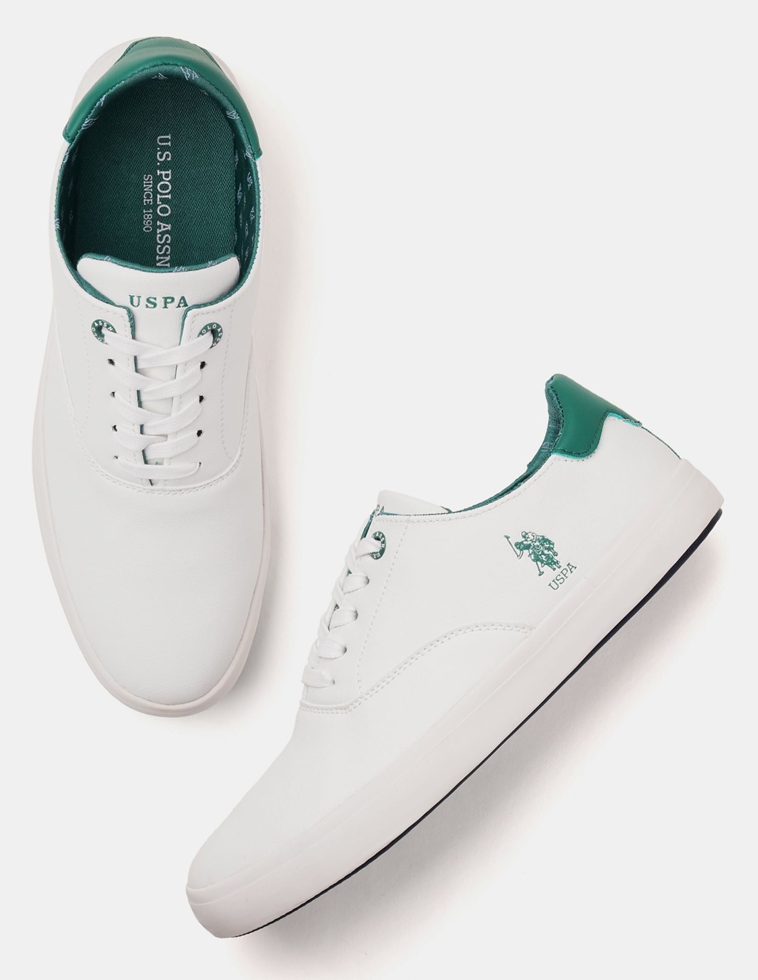 Men Erland 3.0 Colour Blocked Sneakers Off White - U.S. POLO ASSN. | Large