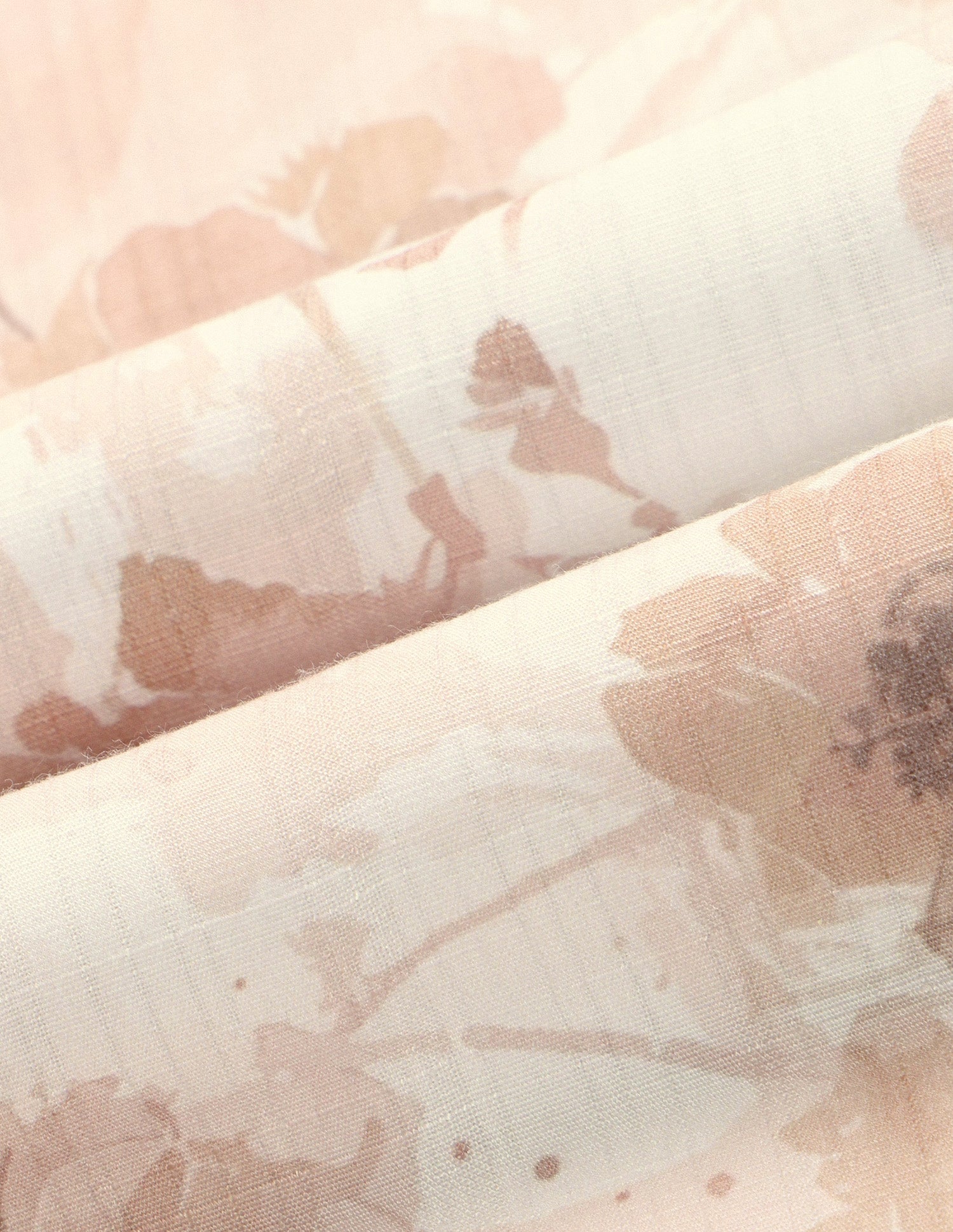 Floral Printed Pure Cotton Shirt Beige - U.S. POLO ASSN. | Large