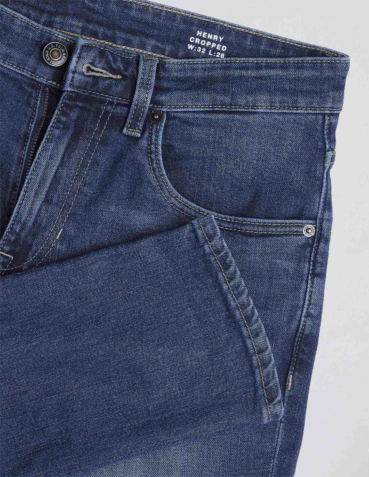 Henry Tapered Fit Blue Jeans Dark Wash - U.S. POLO ASSN. | Large