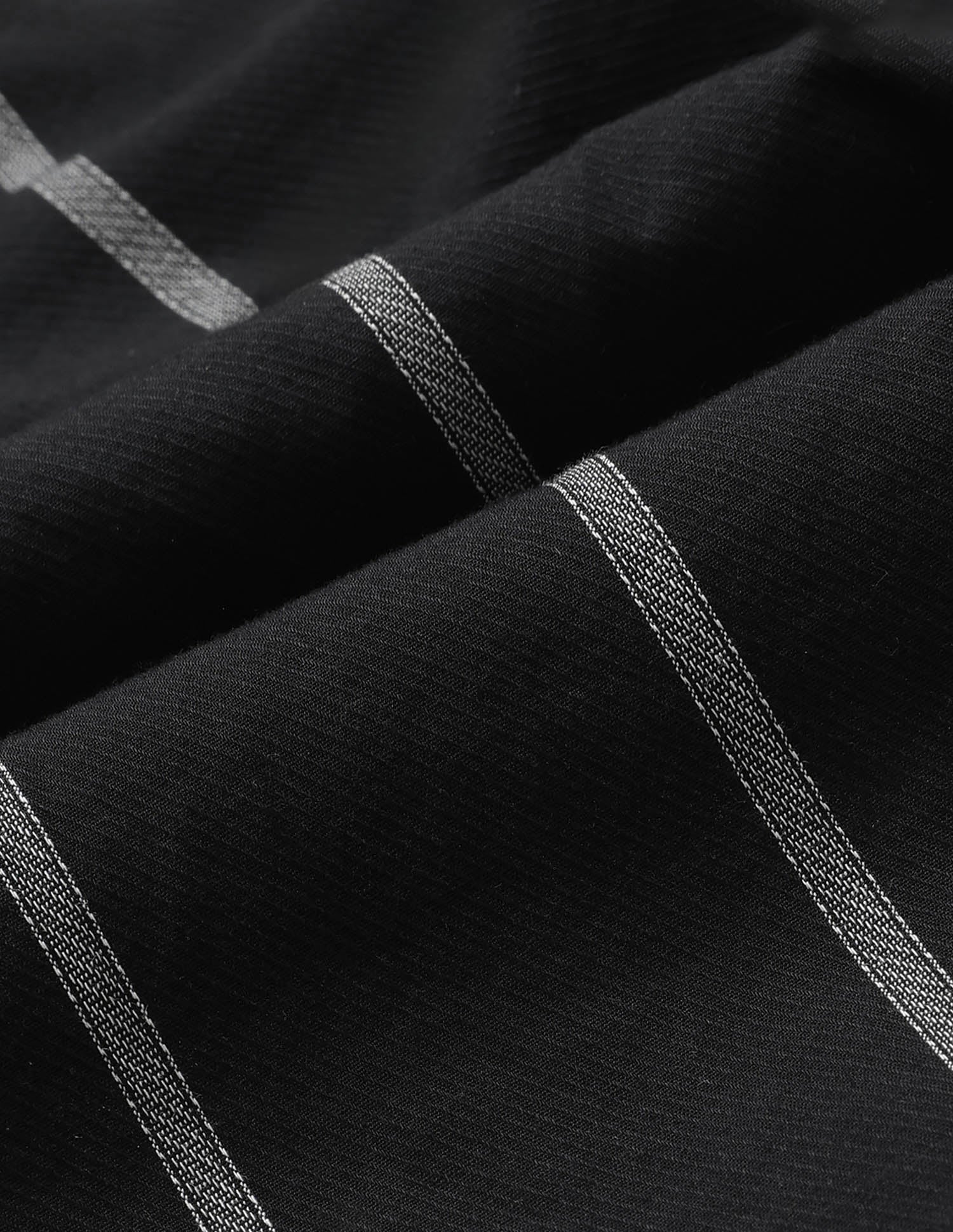 Boys Vertical Striped Regular Fit Shirt Black - U.S. POLO ASSN. | Large