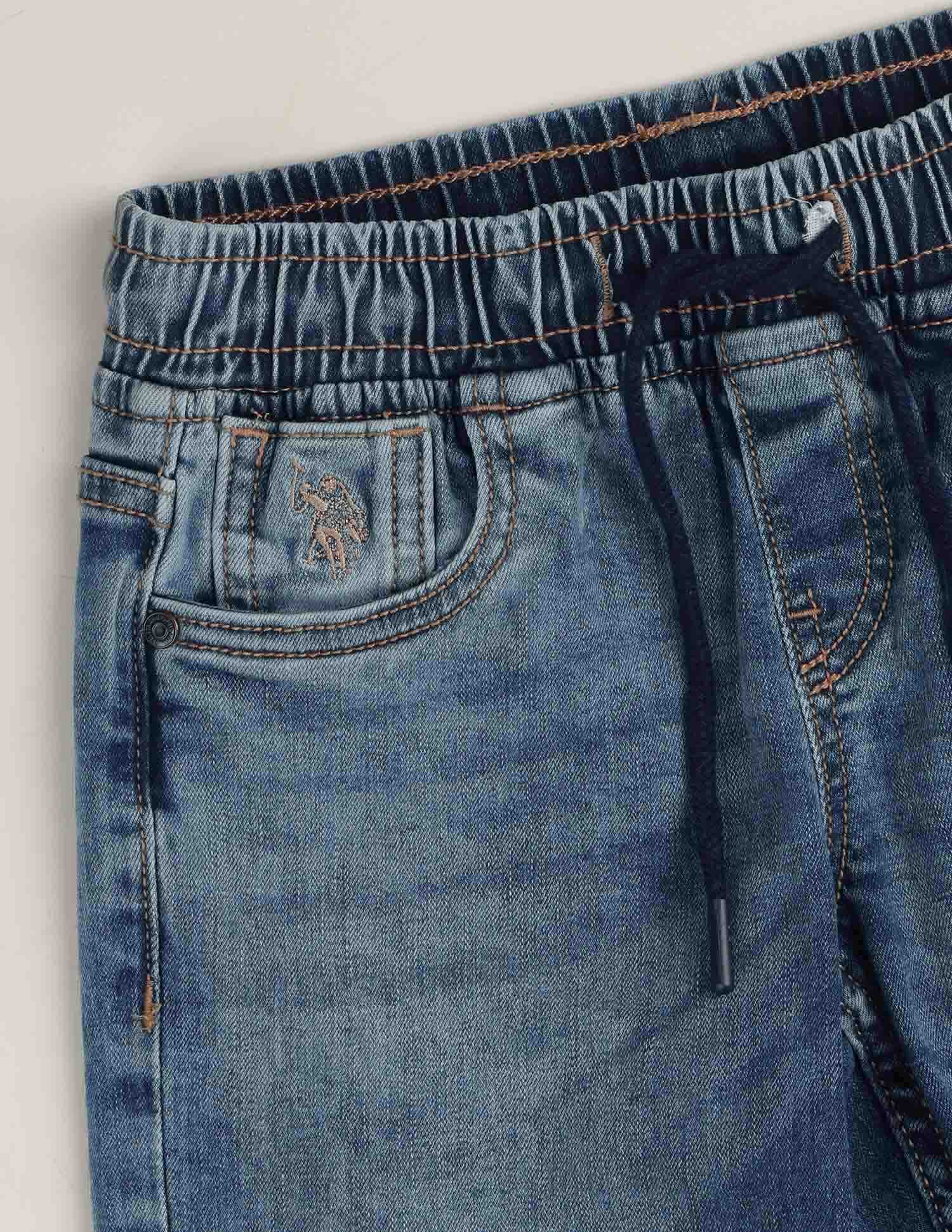 Relaxed Fit Blue Jeans Blue - U.S. Polo Assn. India | Large