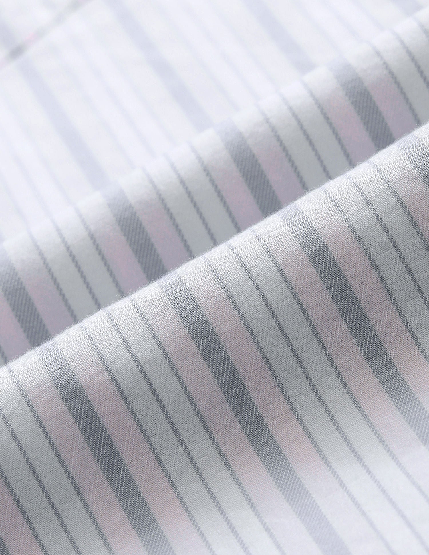 Vertical Striped Tailored Fit Shirt Light Pink and Grey - U.S. Polo Assn. India | Large