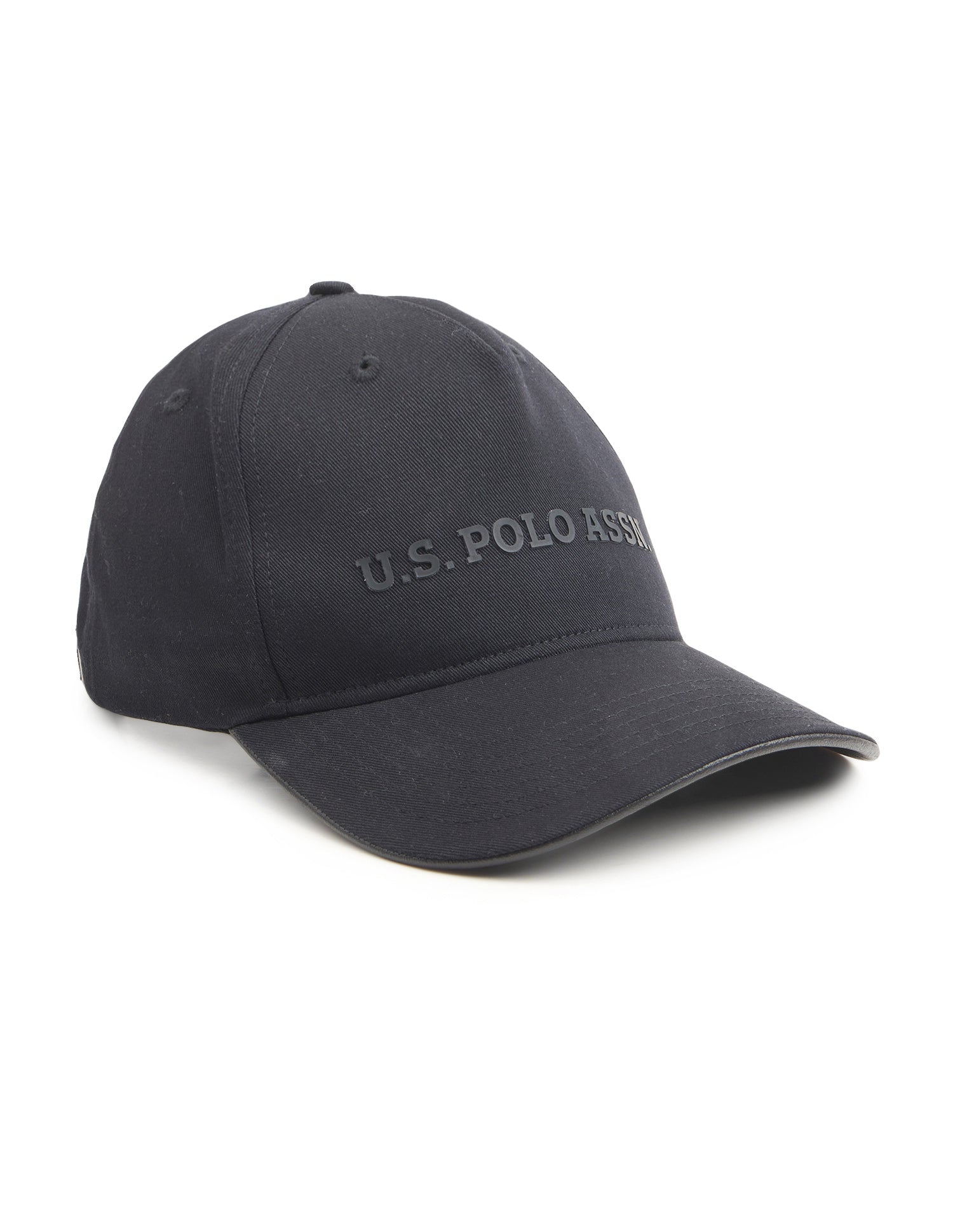 Brand Embossed Twill Cap Black - U.S. Polo Assn. India | Large