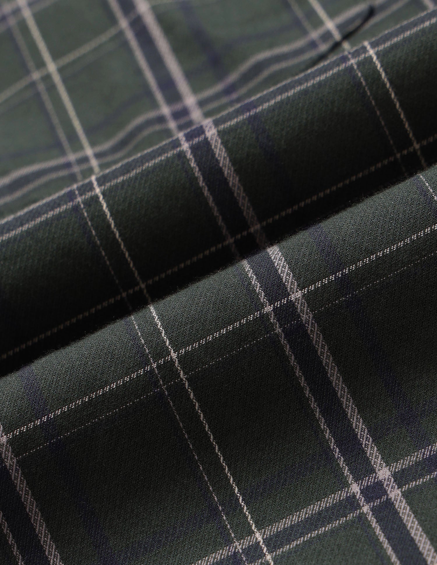 Grid Tattersall Checked Tailored Fit Shirt Dark Green - U.S. POLO ASSN. | Large