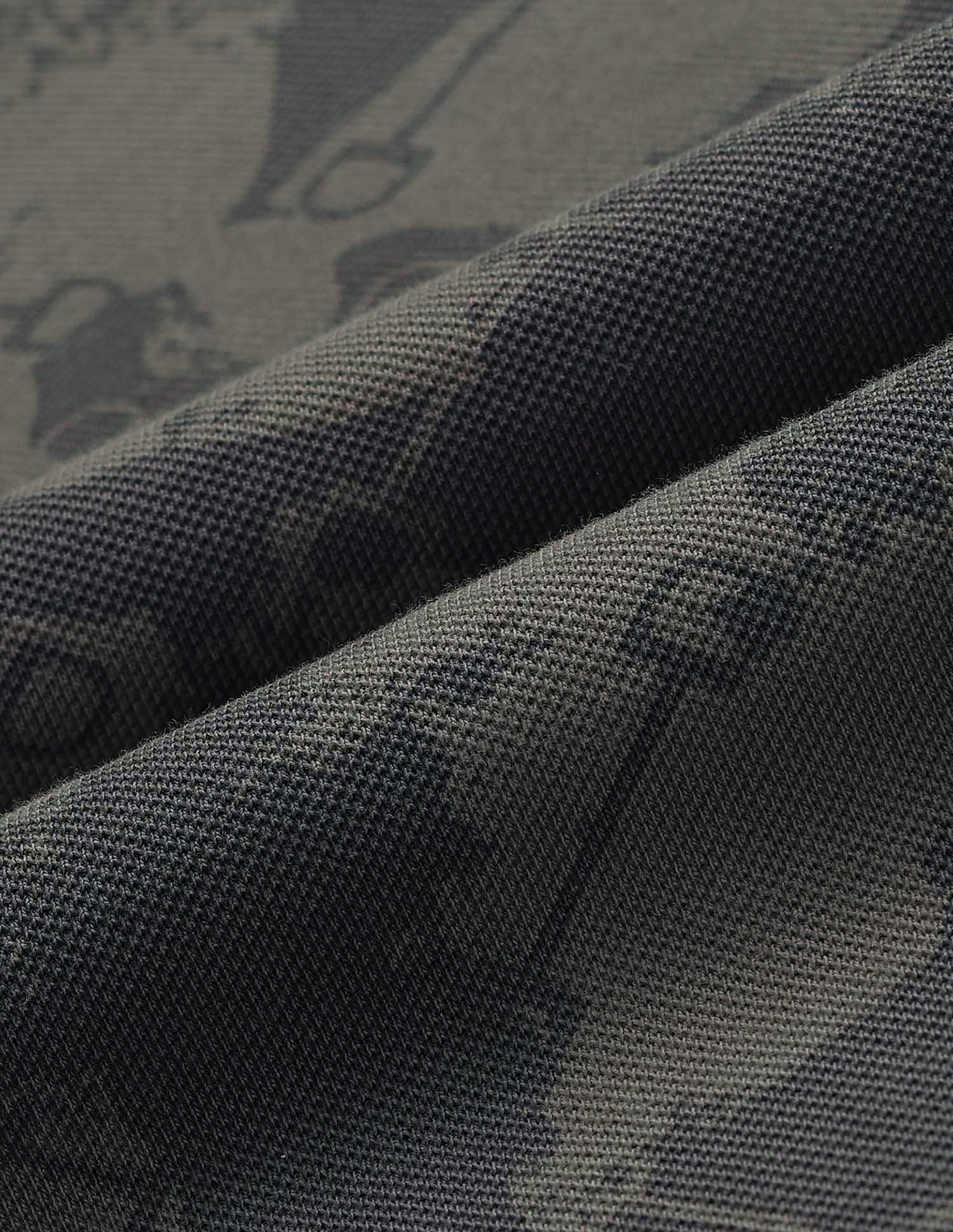 Abstract Printed Pure Cotton Polo Shirt Dark Grey - U.S. POLO ASSN. | Large