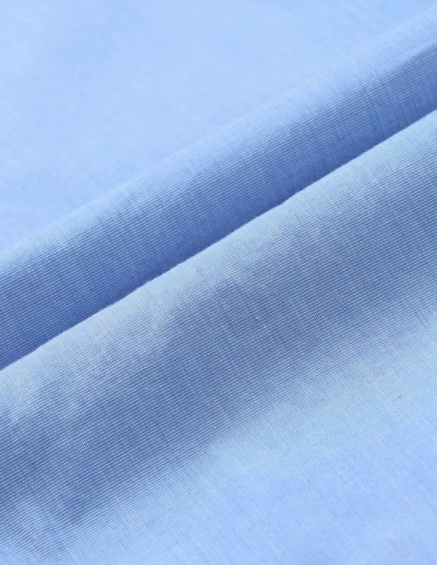 Tailored Fit Fil-à-Fil Shirt Blue - U.S. Polo Assn. India | Large
