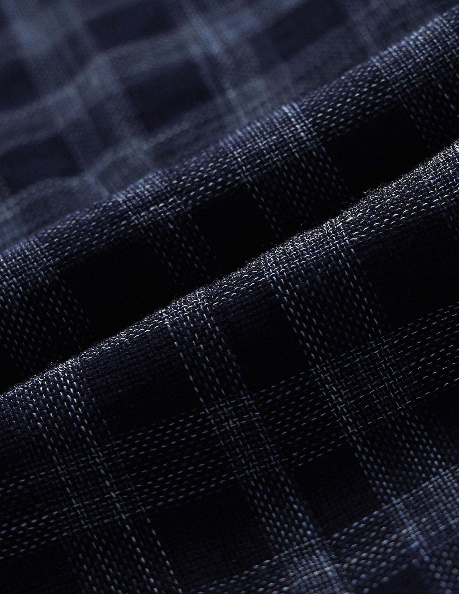 Slim Fit Buffalo Checked Shirt Navy - U.S. Polo Assn. India | Large