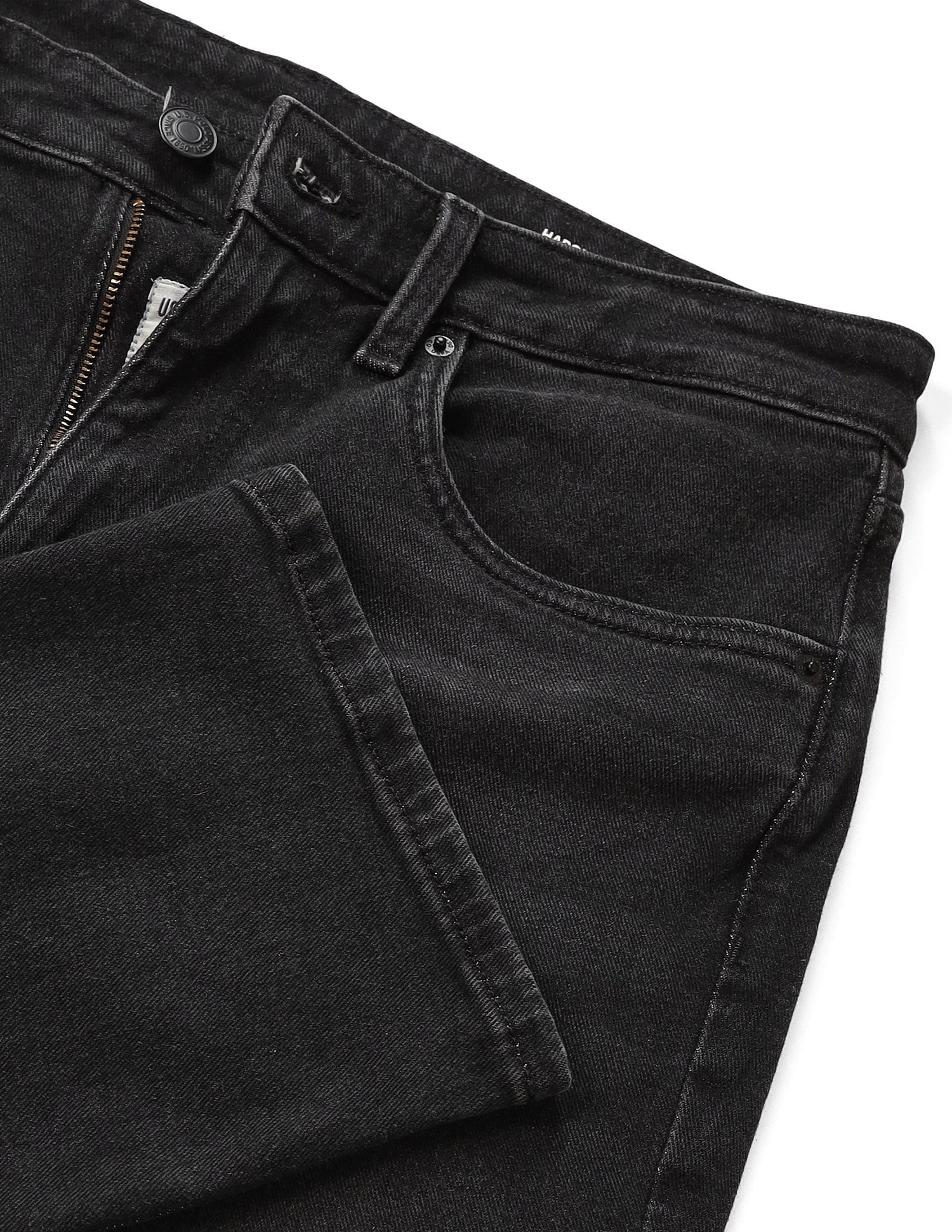 Harold Slim Straight Fit Black Jeans Black - U.S. POLO ASSN. | Large