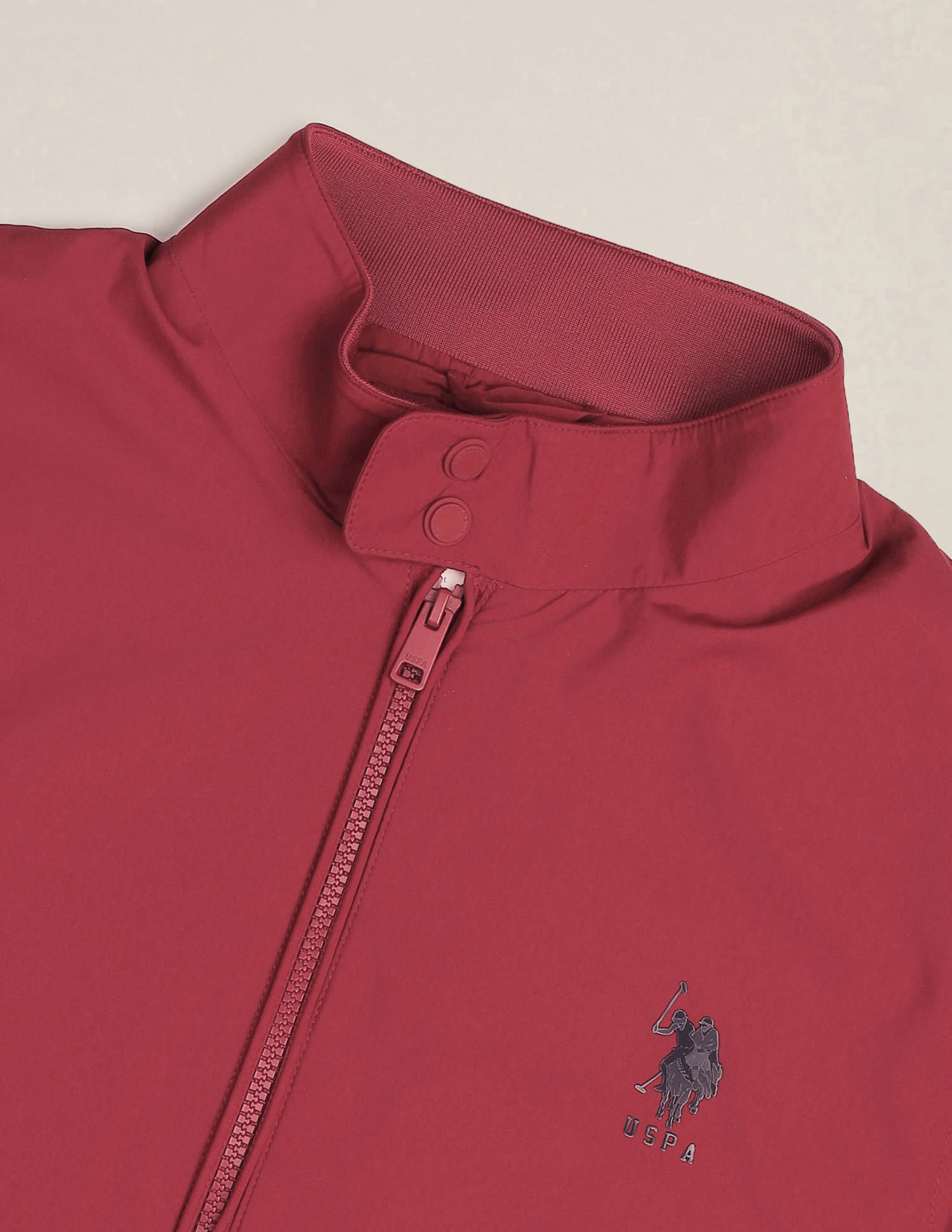 Packable Windcheater Jacket Maroon - U.S. Polo Assn. India | Large