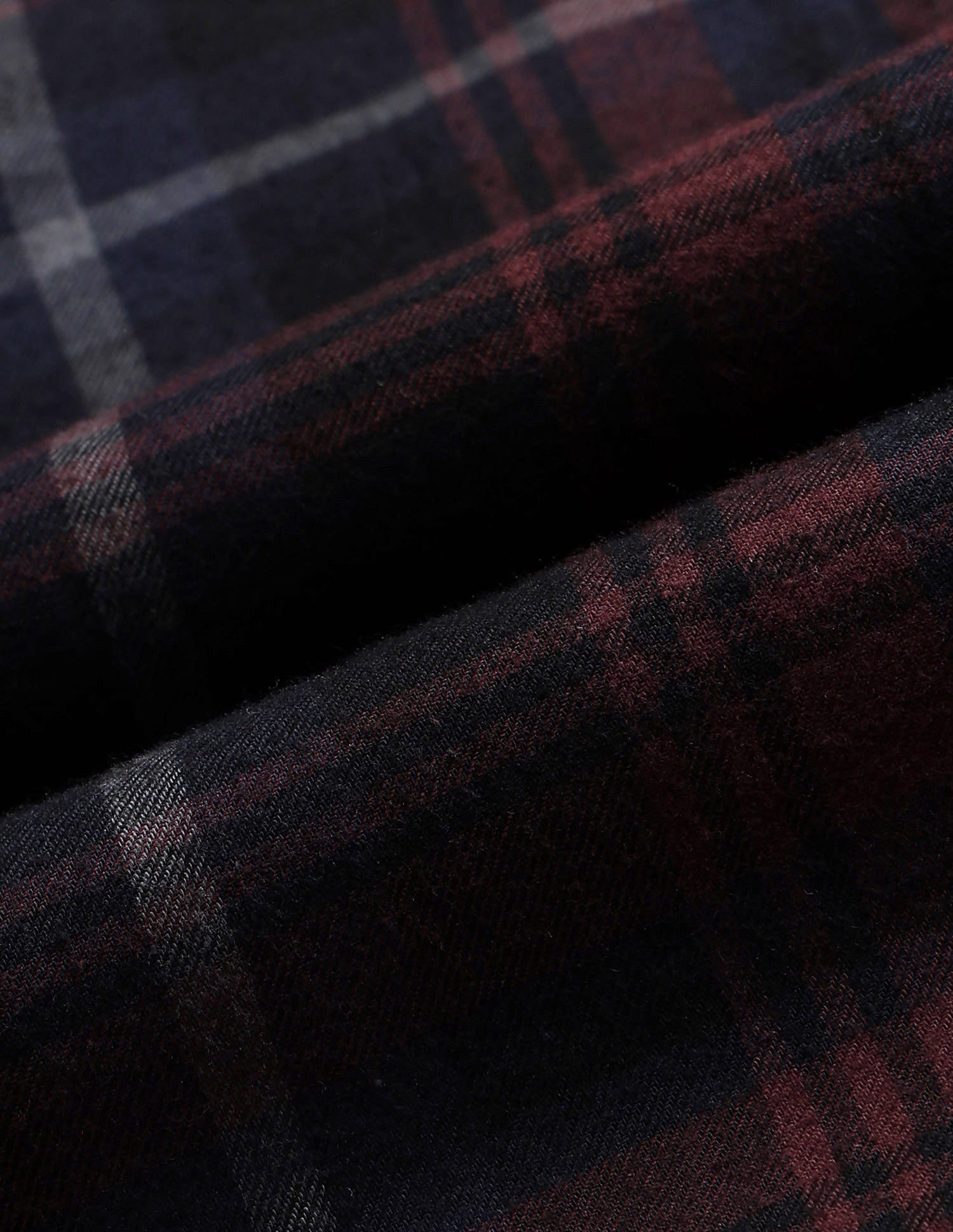 Plaid Checked Twill Shirt Maroon - U.S. POLO ASSN. | Large