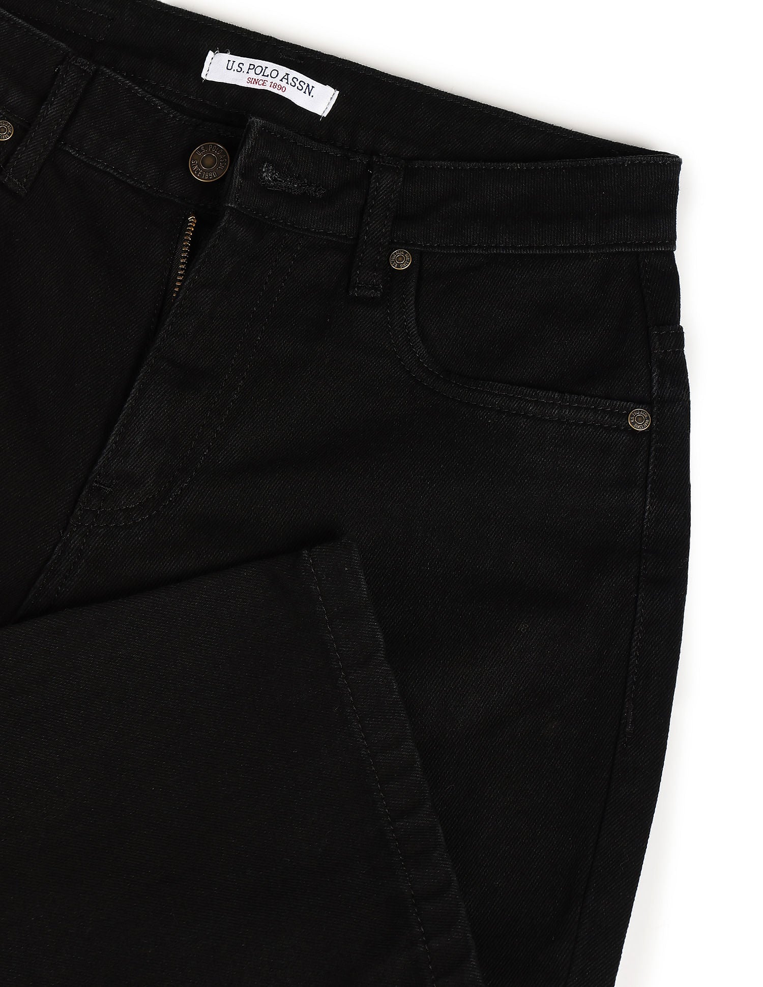 Bootcut Mid Rise Jeans Black - U.S. POLO ASSN. | Large