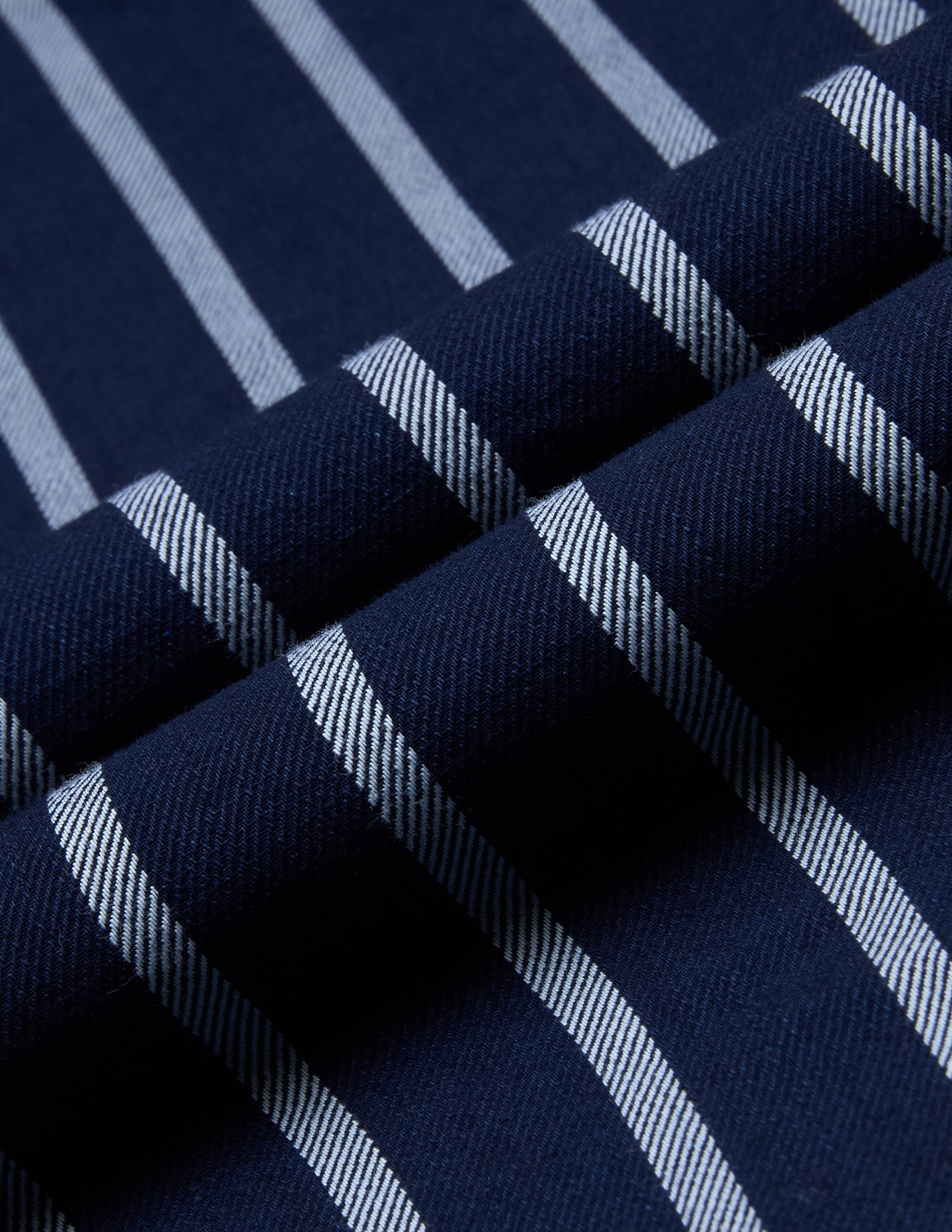 Vertical Striped Twill Shirt Navy - U.S. Polo Assn. India | Large