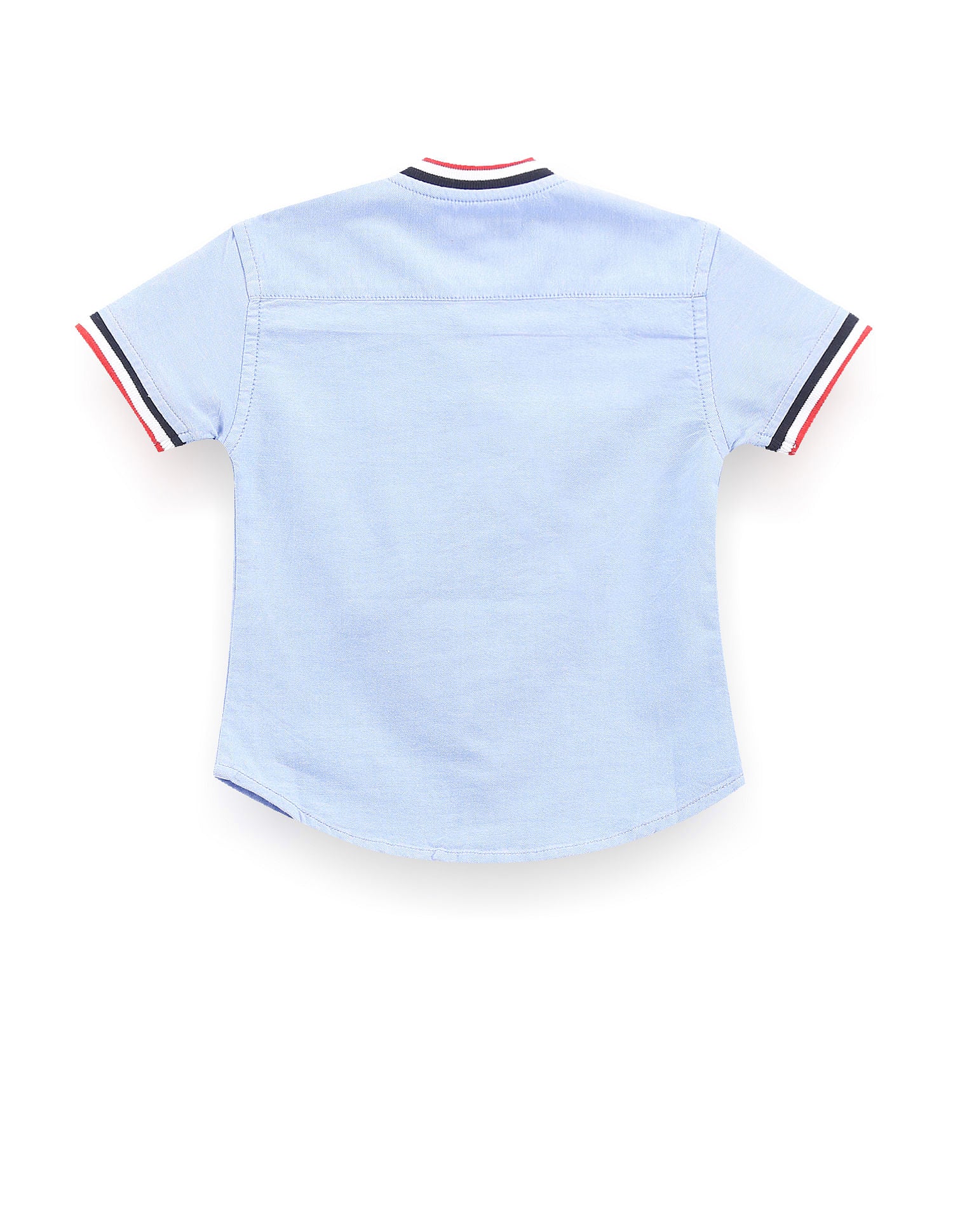 Boys Oxford Cotton Shirt Blue - U.S. POLO ASSN. | Large