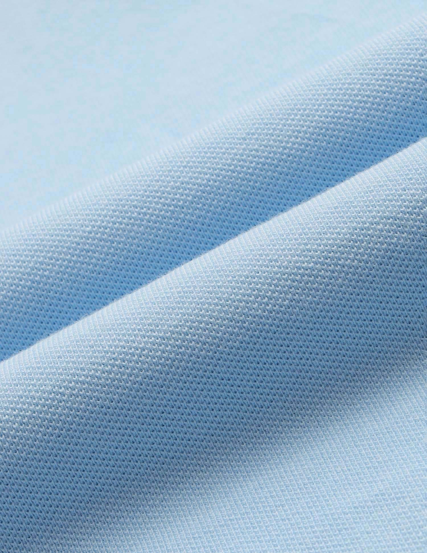 Solid Slim Fit Polo Shirt Light Blue - U.S. Polo Assn. India | Large