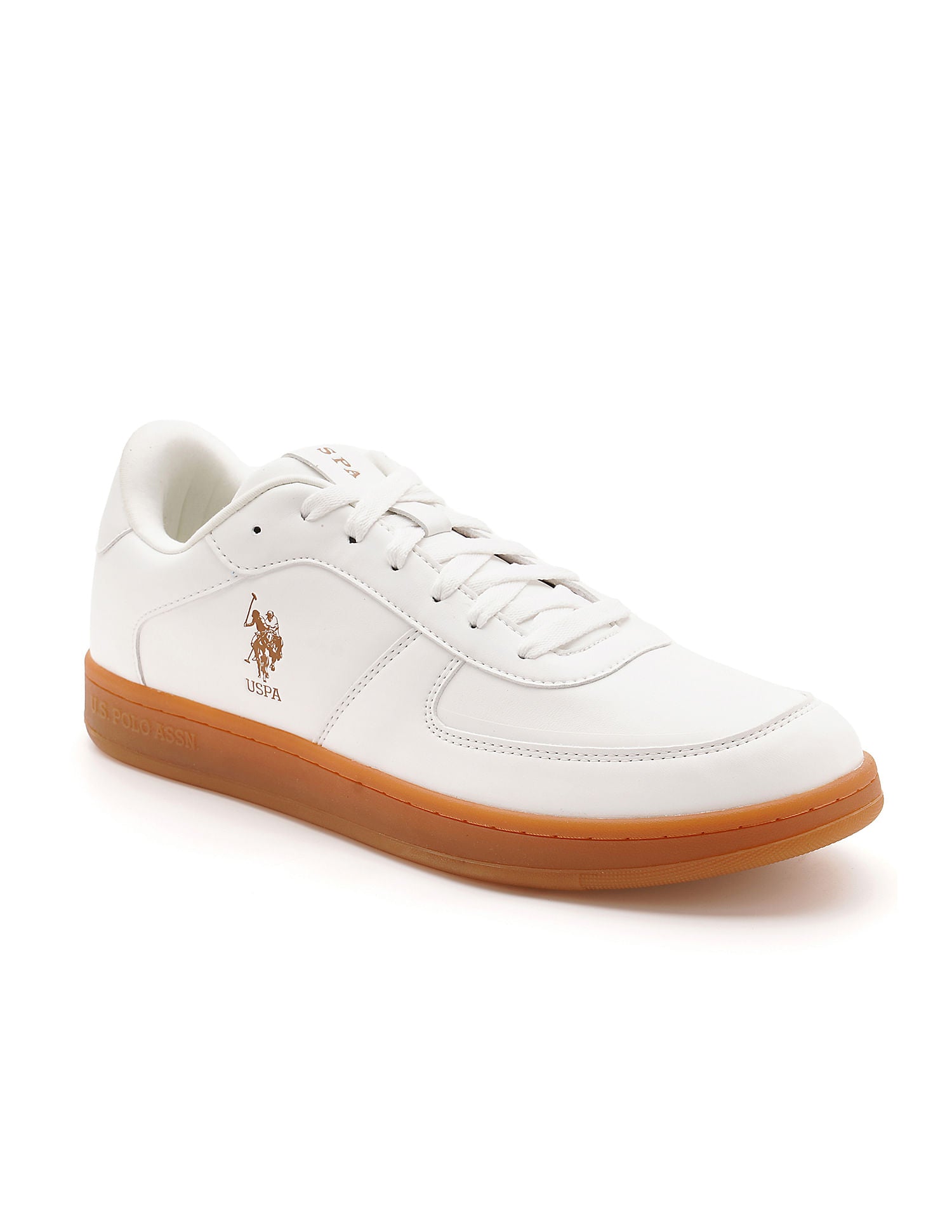 Men Reiner Beige Retro Court Sneakers Beige - U.S. POLO ASSN. | Large