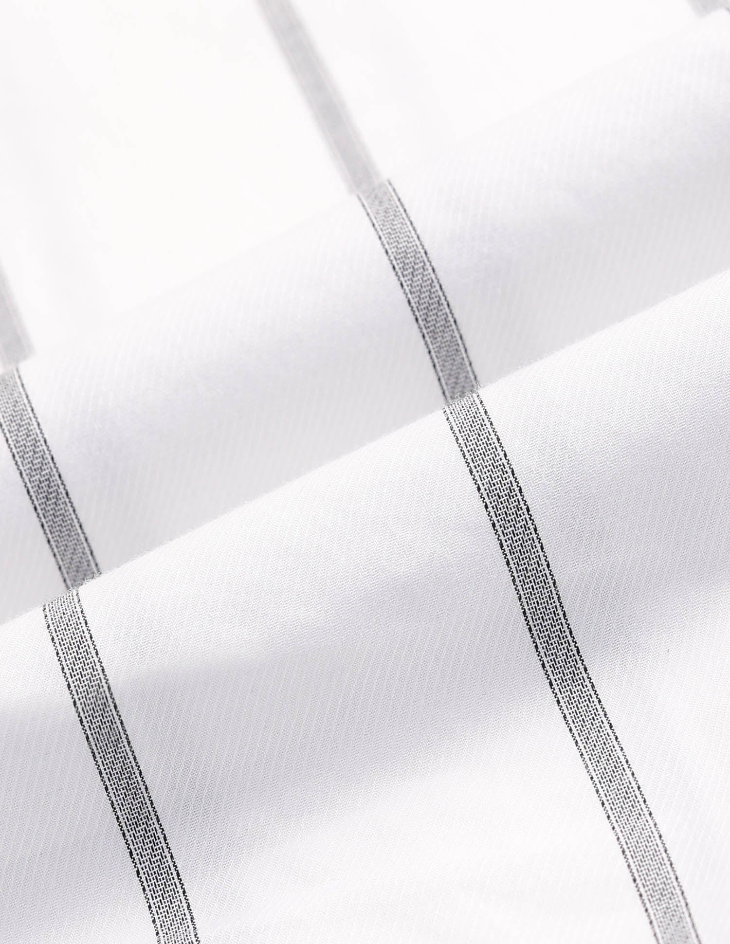 Vertical Striped Dobby Regular Fit Shirt White - U.S. Polo Assn. India | Large