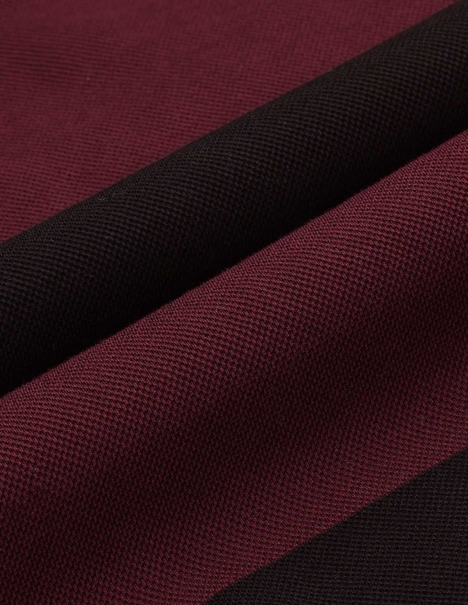 Horizontal Striped Slim Fit Polo Shirt Wine - U.S. Polo Assn. India | Large