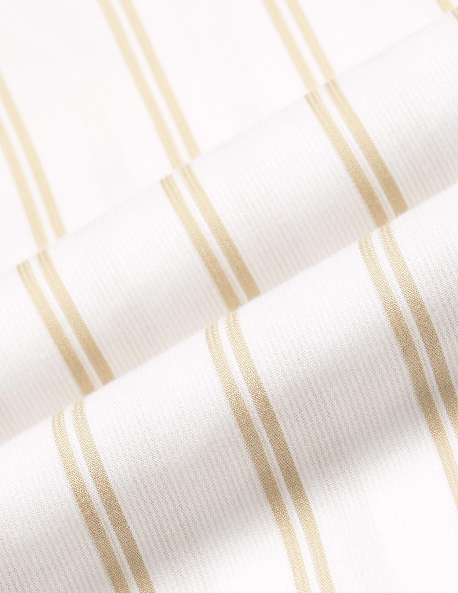 Vertical Striped Tailored Fit Shirt Beige - U.S. Polo Assn. India | Large