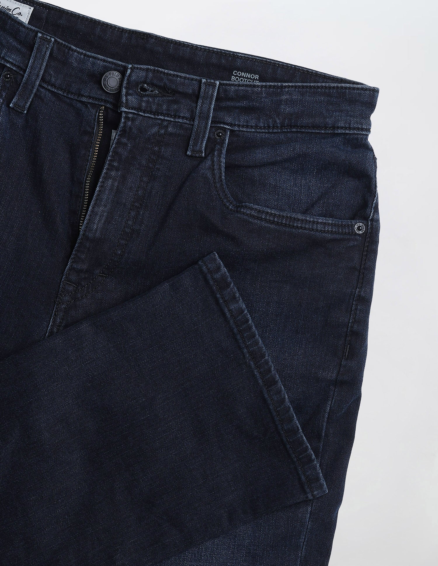 Connor Bootcut Fit Blue Jeans Tinted Wash - U.S. Polo Assn. India | Large