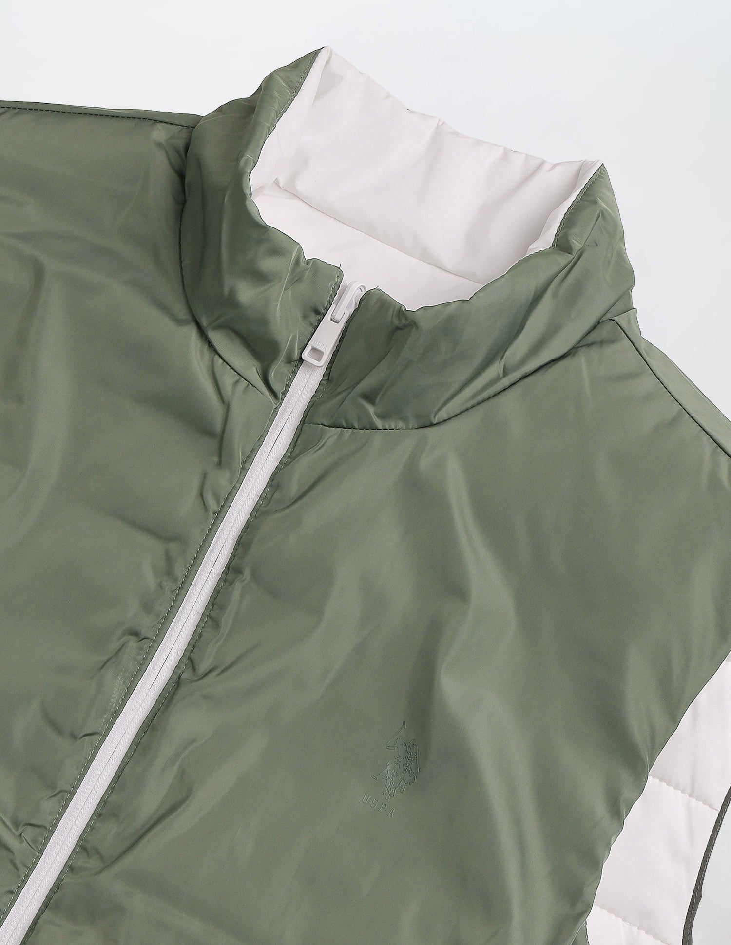 Solid Regular Fit Reversible Jacket White - U.S. POLO ASSN. | Large