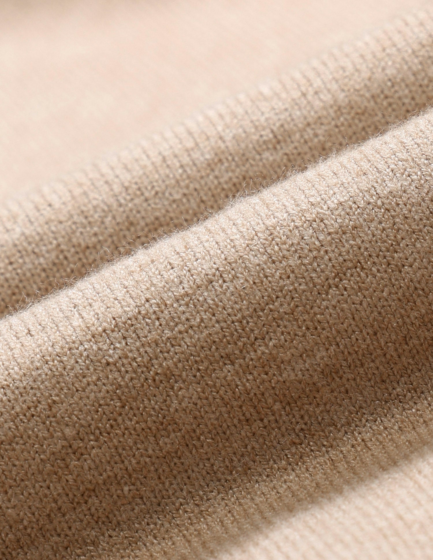 Solid Regular Fit Sweater Beige - U.S. Polo Assn. India | Large