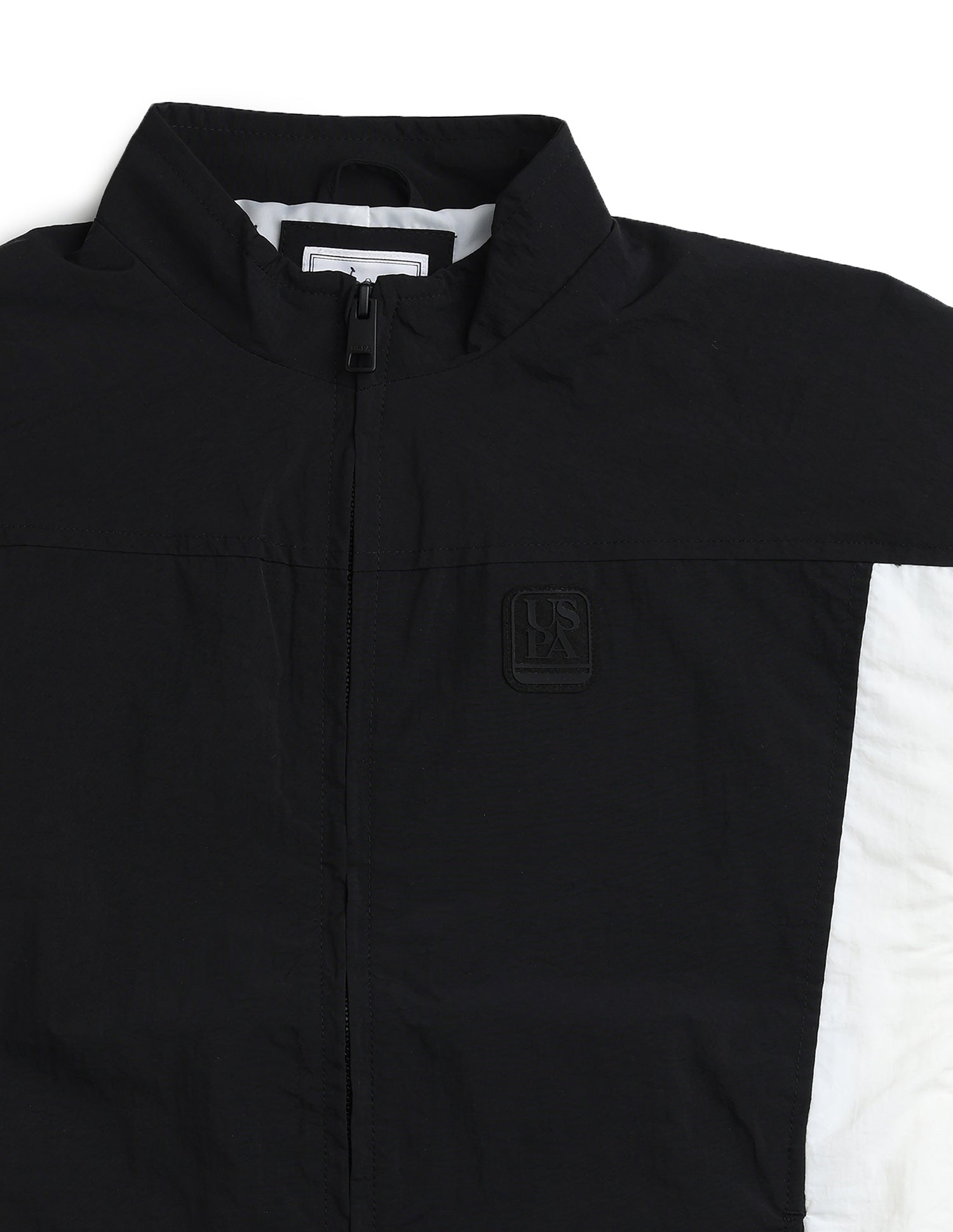 Boys Regular Fit Monochrome Jacket Black - U.S. Polo Assn. India | Large