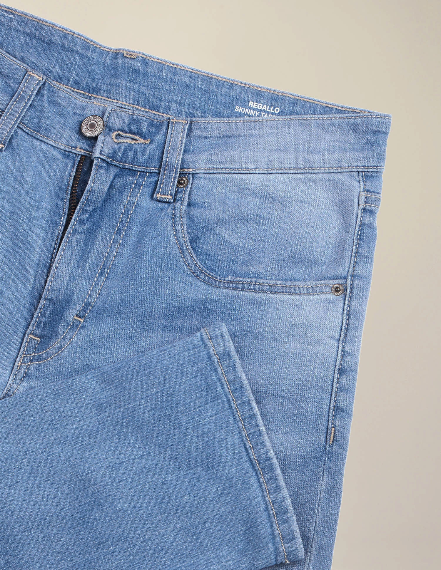 Regallo Skinny Fit Blue Jeans Blue - U.S. Polo Assn. India | Large