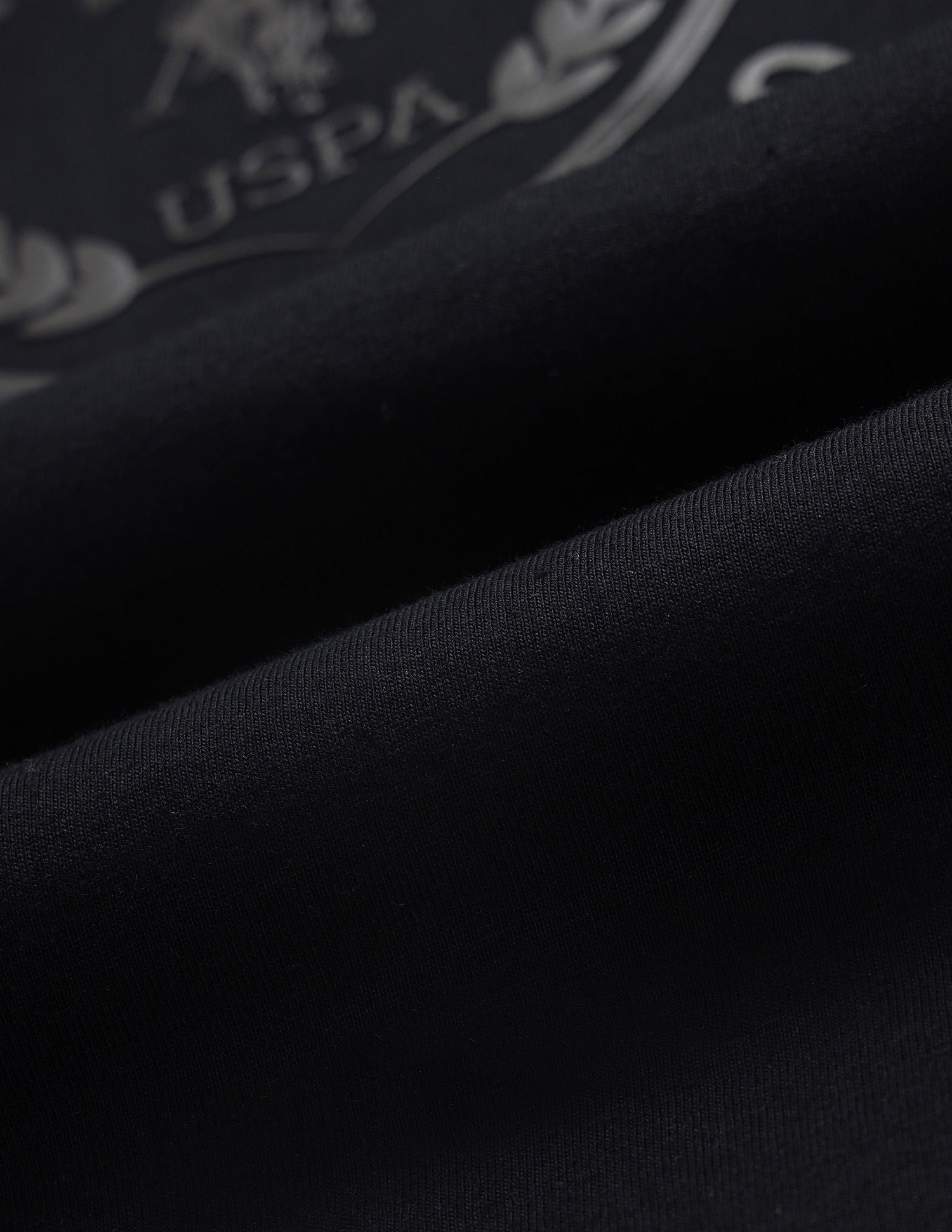 Pure Cotton Gel Print T-Shirt Black - U.S. POLO ASSN. | Large