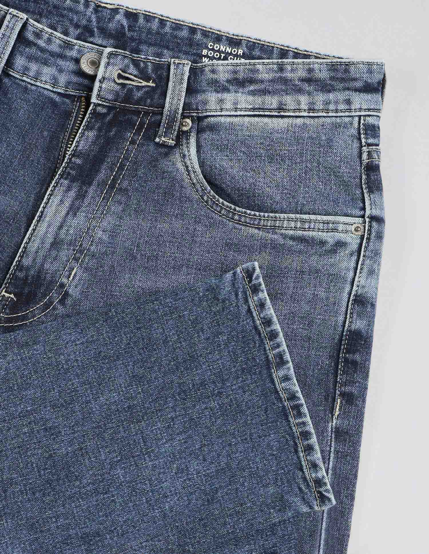 Connor Bootcut Fit Blue Vintage Jeans Medium Wash - U.S. Polo Assn. India | Large