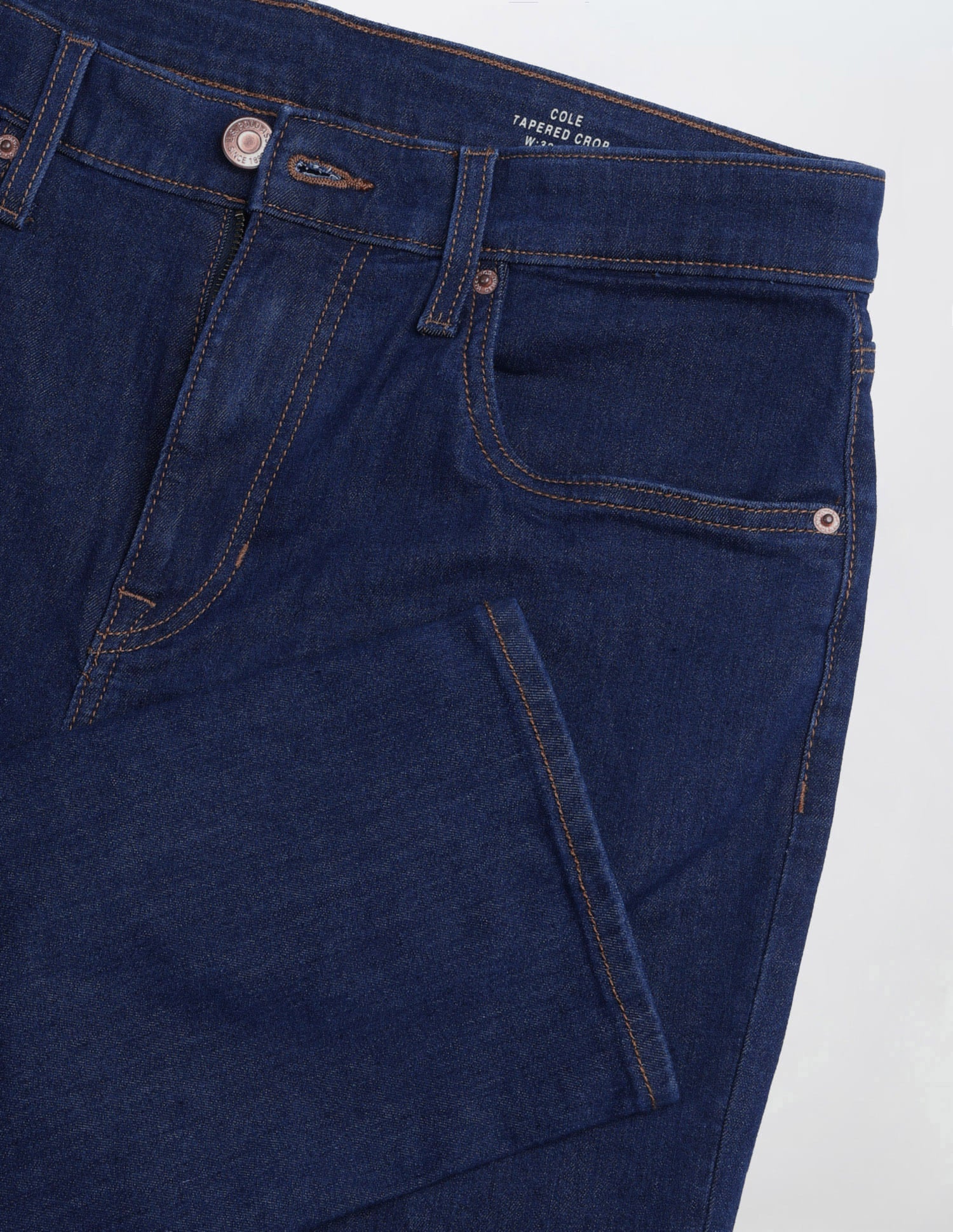 Solid Slim Tapered Fit Jeans Blue - U.S. Polo Assn. India | Large