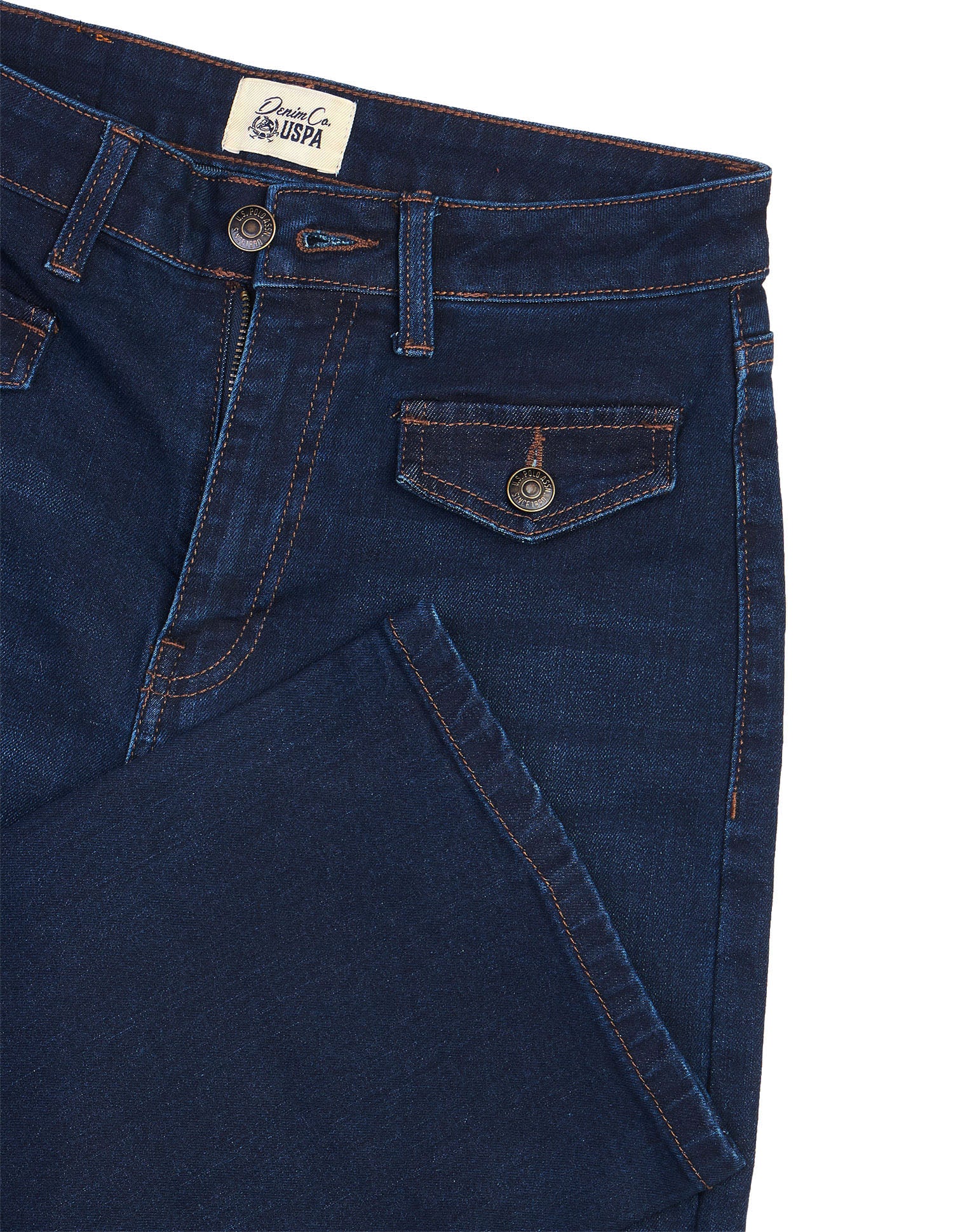Straight Fit Blue Jeans Dark Blue - U.S. Polo Assn. India | Large