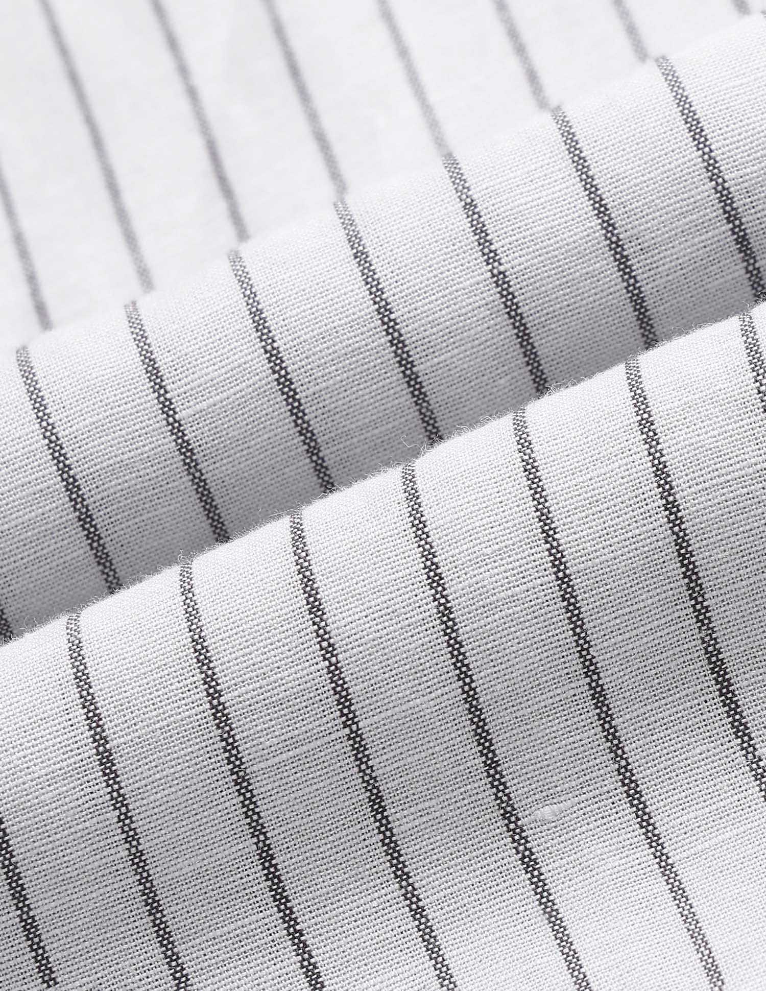 Vertical Striped Tailored Fit Shirt Grey - U.S. POLO ASSN. | Large