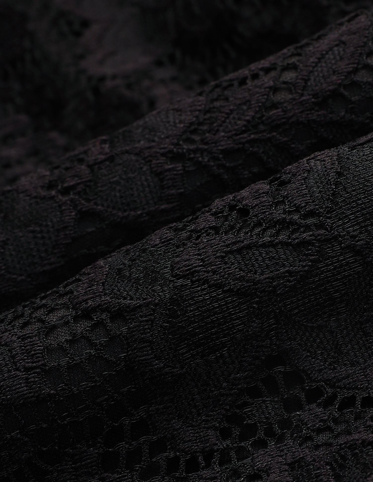 Girls Floral A-Line Lace Dress Black - U.S. POLO ASSN. | Large