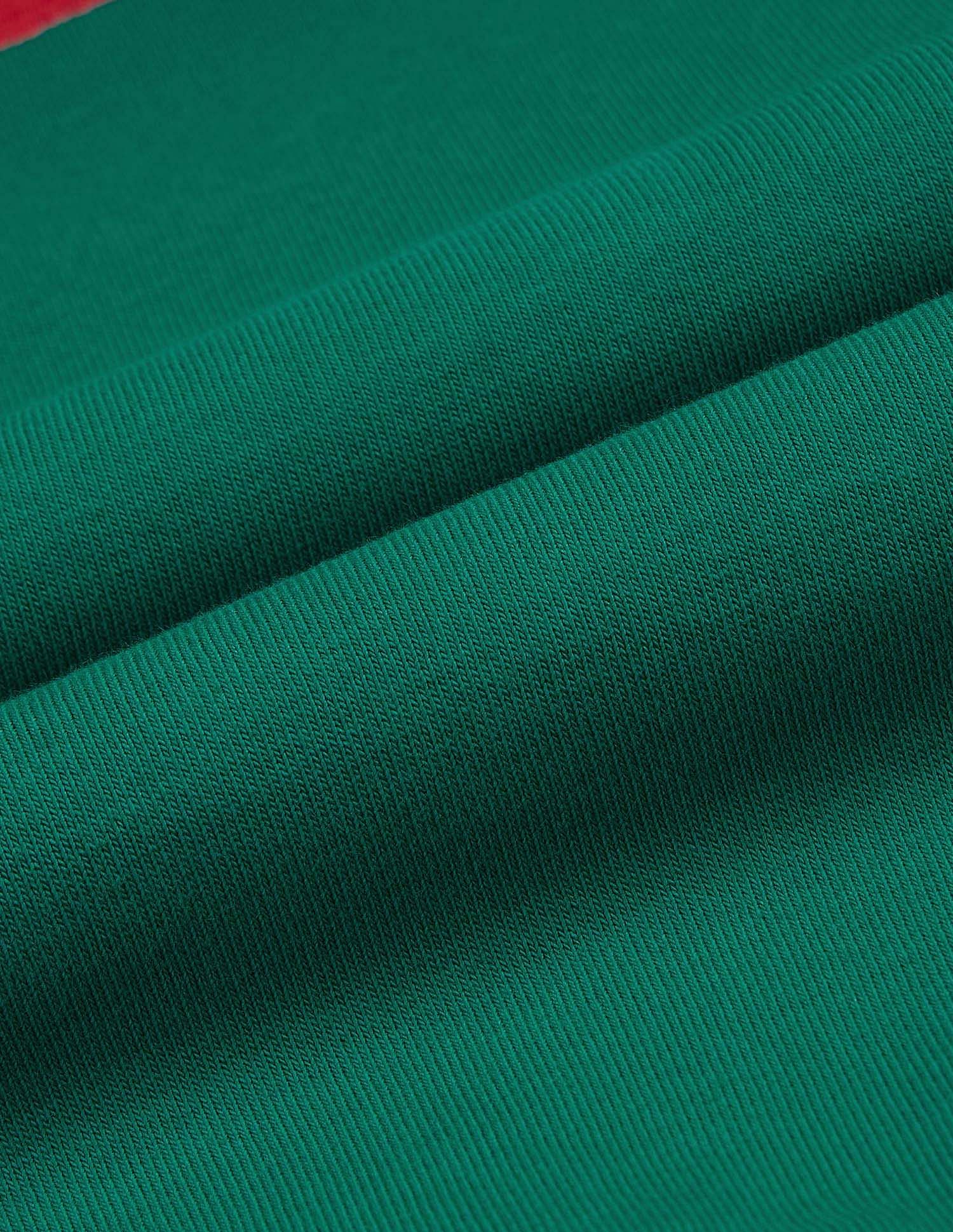 Brand Print Drop Shoulder Sweatshirt Green - U.S. POLO ASSN. | Large