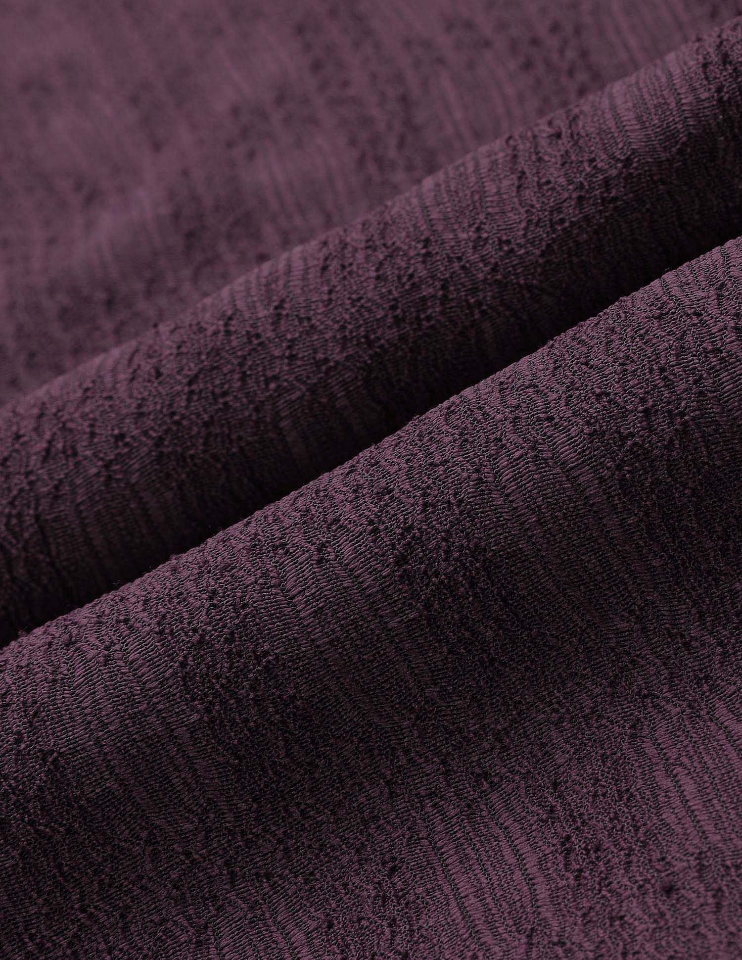 Boxy Fit Textured Polo Shirt Wine - U.S. POLO ASSN. | Large