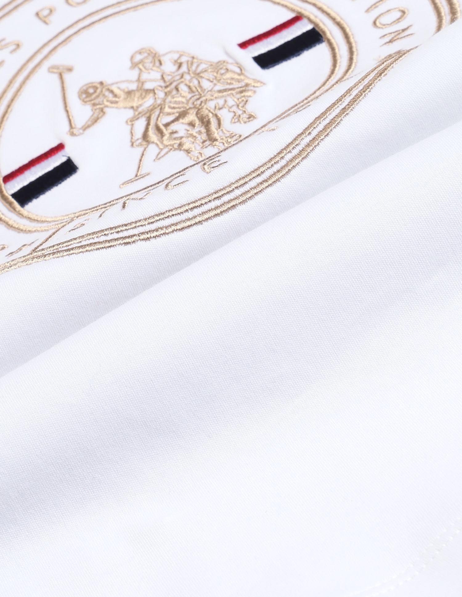 Boys Brand Printed Regular Fit T-Shirt White - U.S. POLO ASSN. | Large