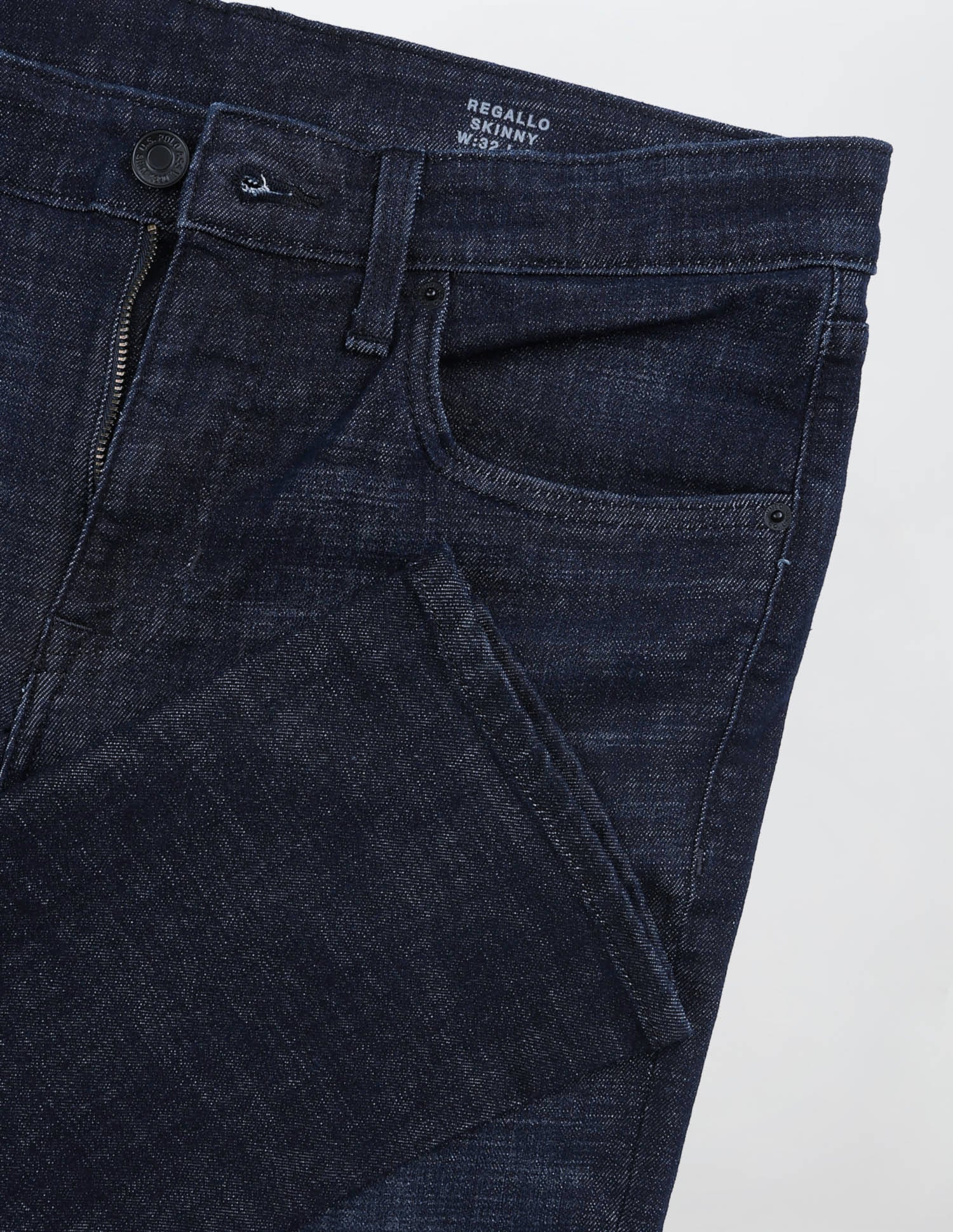 Regallo Skinny Fit Blue Jeans Dark Blue - U.S. Polo Assn. India | Large