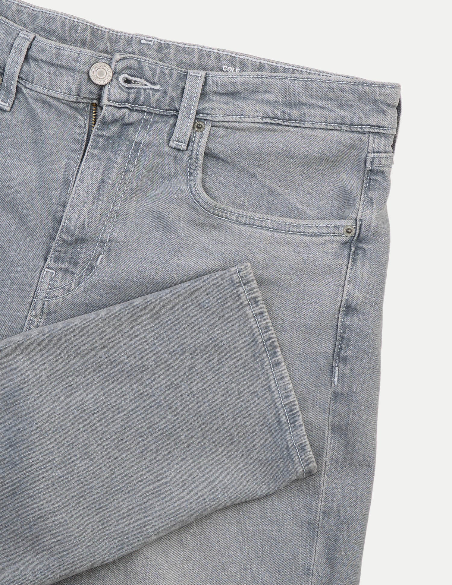 Cole Comfort Cropped Fit Grey Jeans Washed Grey - U.S. Polo Assn. India | Large