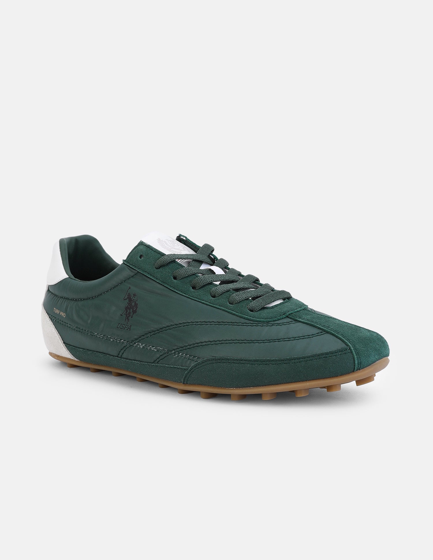 Colour Blocked Turf Pro Sneakers Green - U.S. Polo Assn. India | Large
