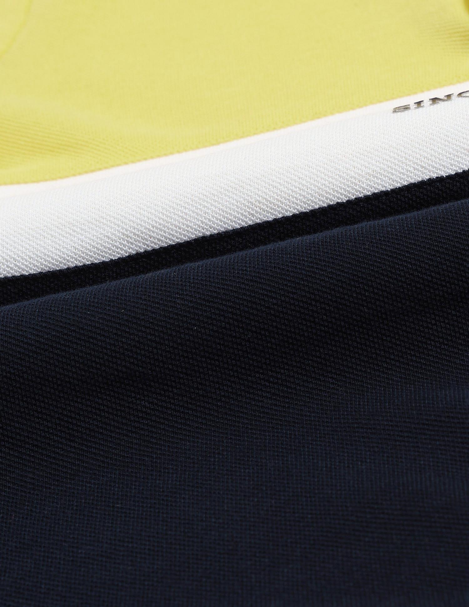 Boys Colourblock Regular Fit Polo Shirt Light Yellow - U.S. POLO ASSN. | Large