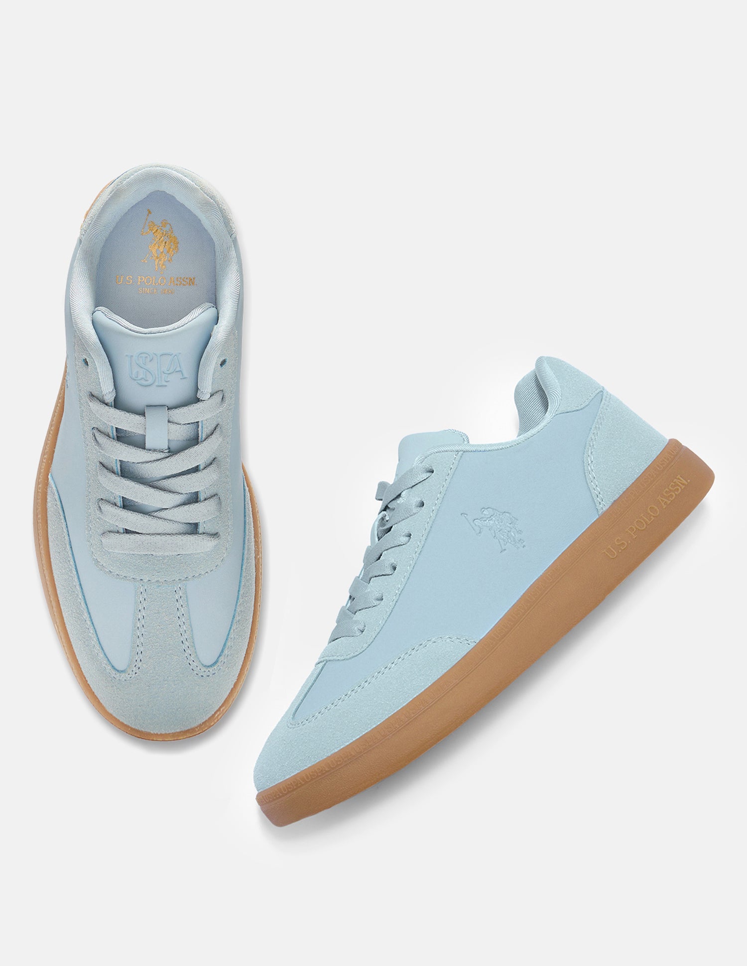 Paula Lace-Ups Sneakers Blue - U.S. Polo Assn. India | Large