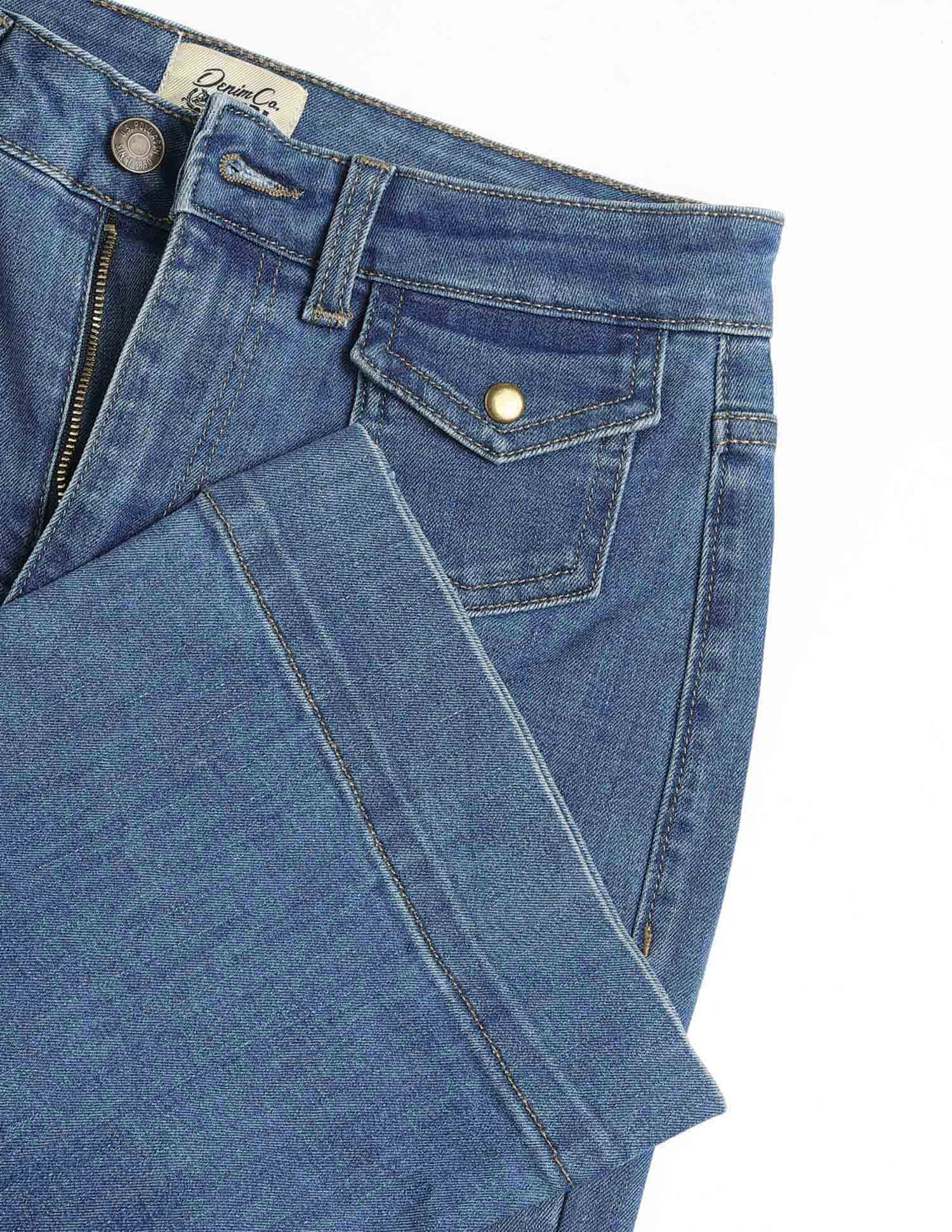 High Rise Bootcut Jeans Blue - U.S. Polo Assn. India | Large