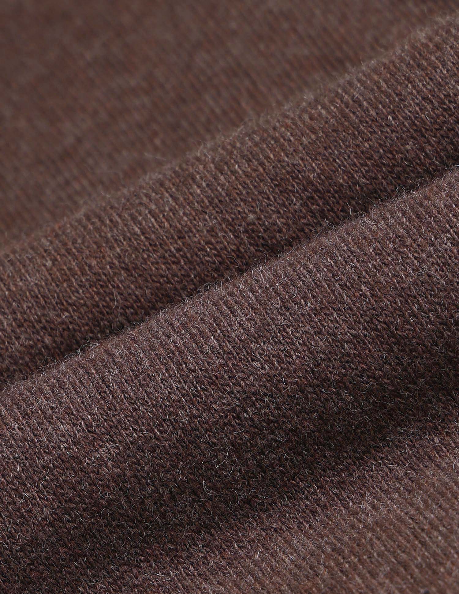 Cable Patterned Knit Regular Fit Sweater Brown - U.S. POLO ASSN. | Large